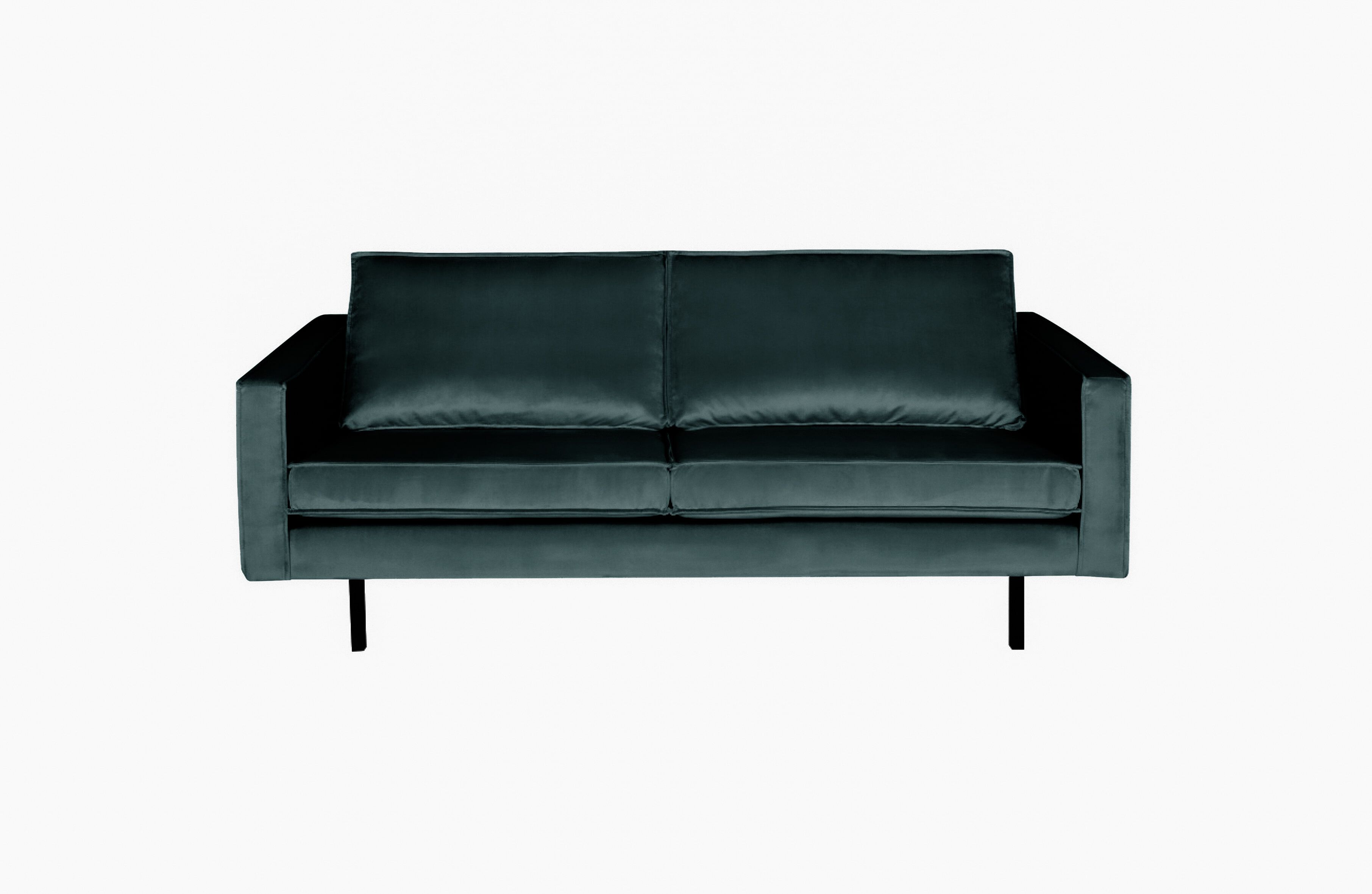 WOOOD Rodeo Bank in Blauwgroen – Luxe Velvet voor een Modern Interieur