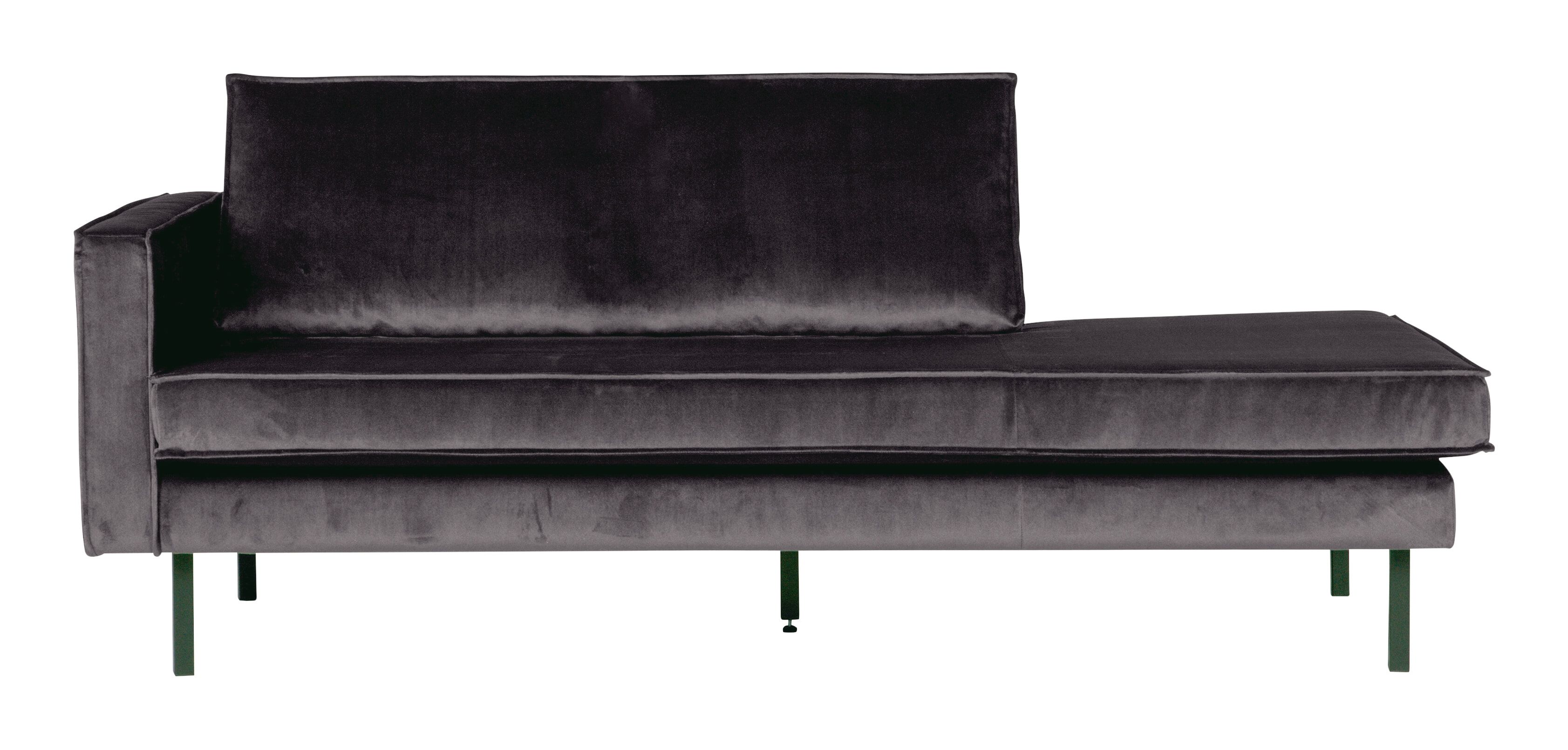 WOOOD Rodeo Daybed Antraciet – Luxe Velvet voor Modern Wonen