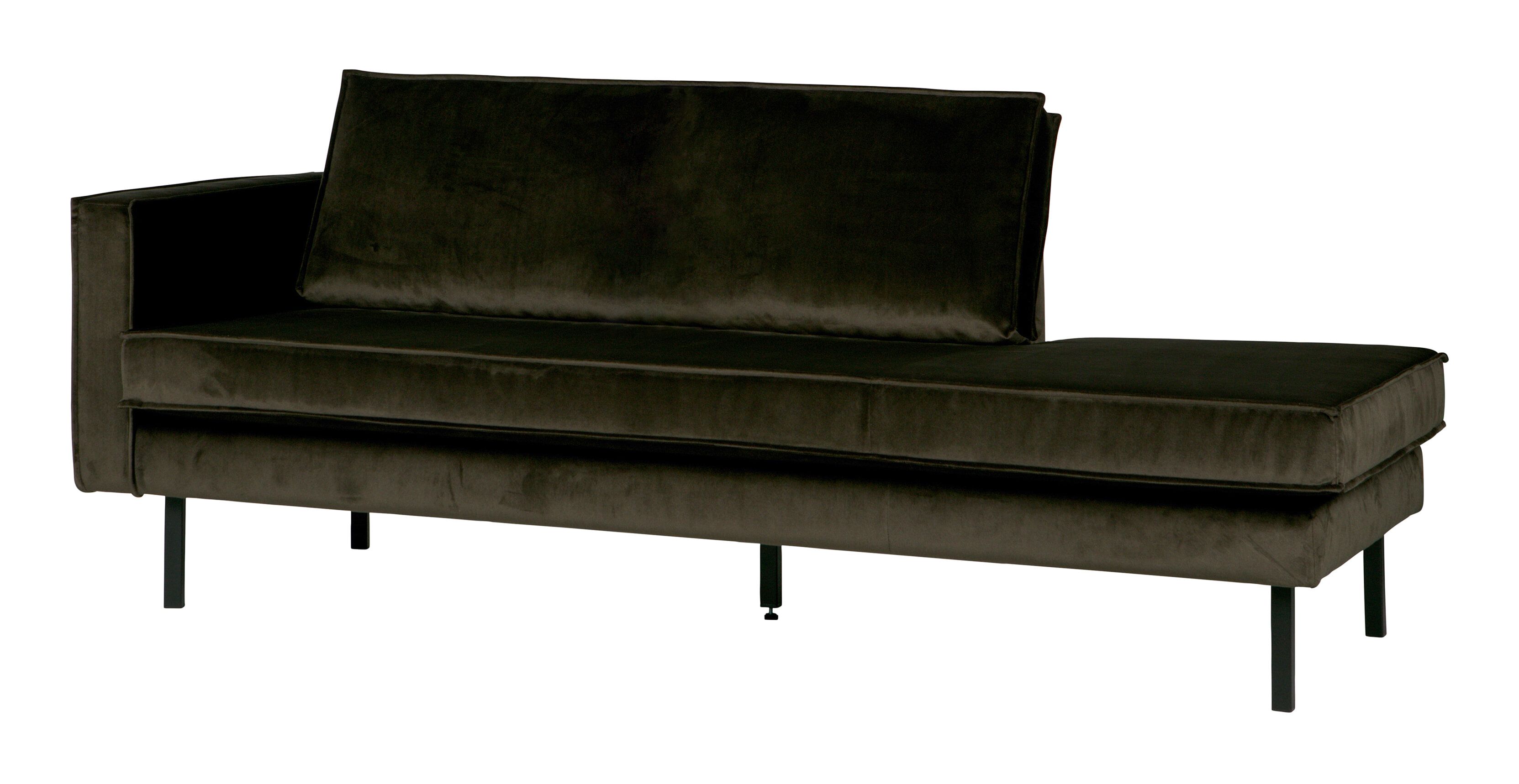 WOOOD Rodeo Daybed in groen velvet – stijlvol comfort voor de moderne woonkamer
