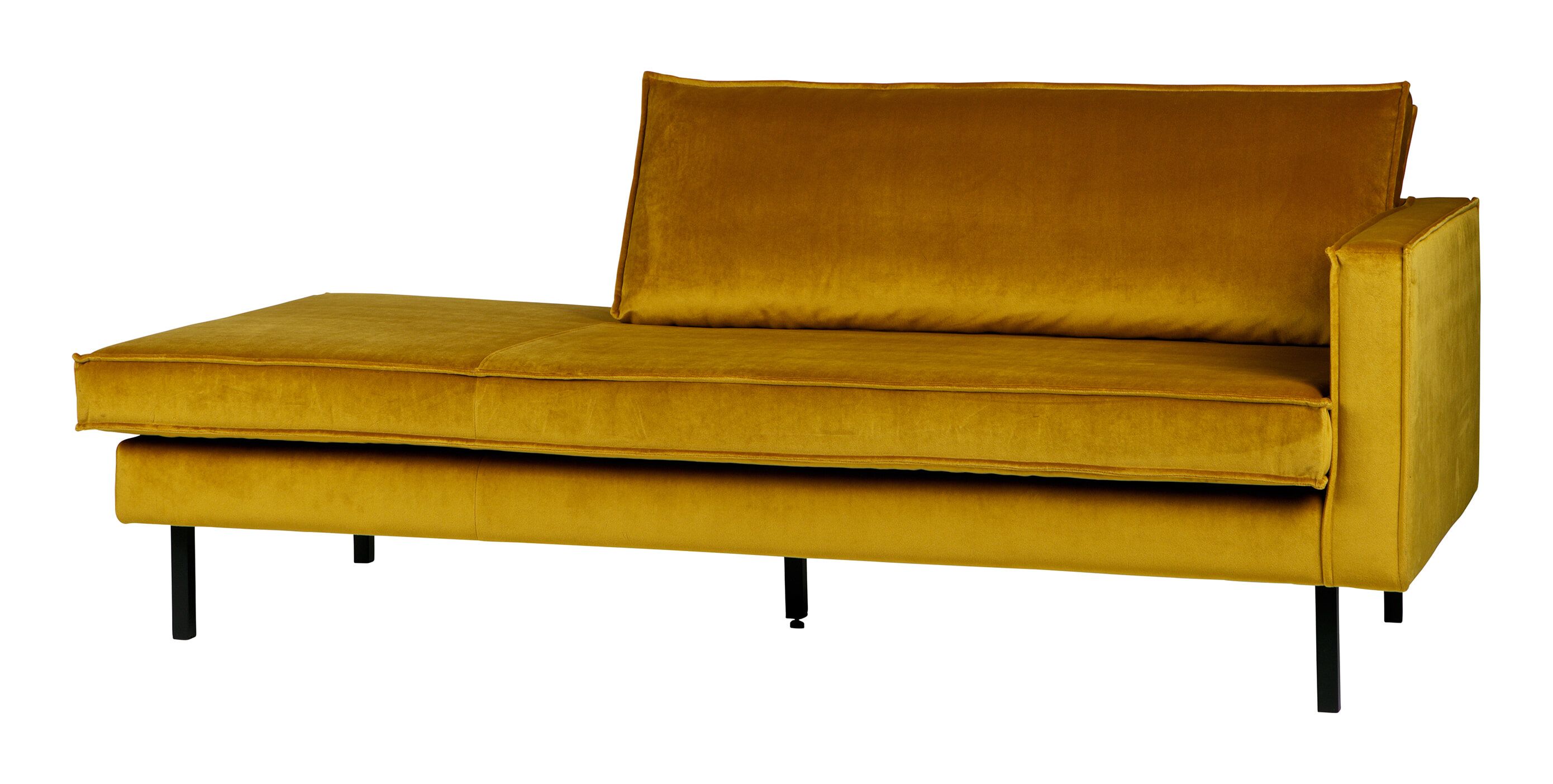 WOOOD Rodeo Daybed in Oker Velvet – Modern Comfort voor de Woonkamer