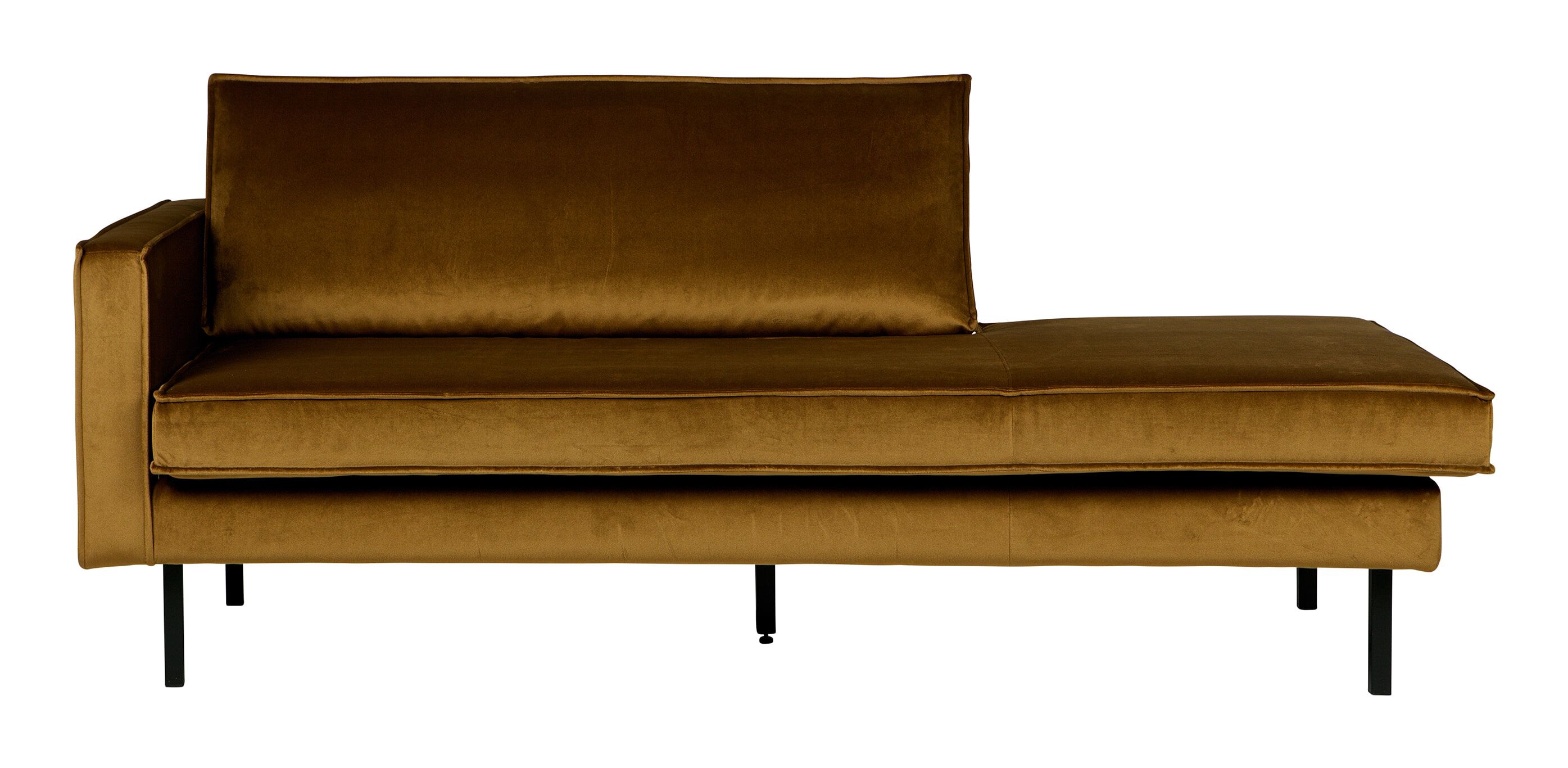 WOOOD Rodeo Daybed Velvet Honey – Stoer comfort in één