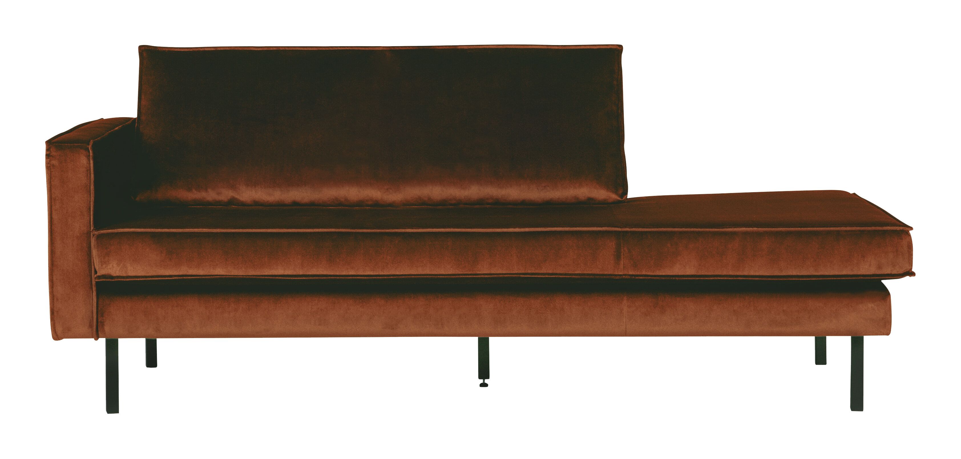 WOOOD Rodeo Daybed Velvet Roest – Modern Design, Comfort & Duurzaamheid