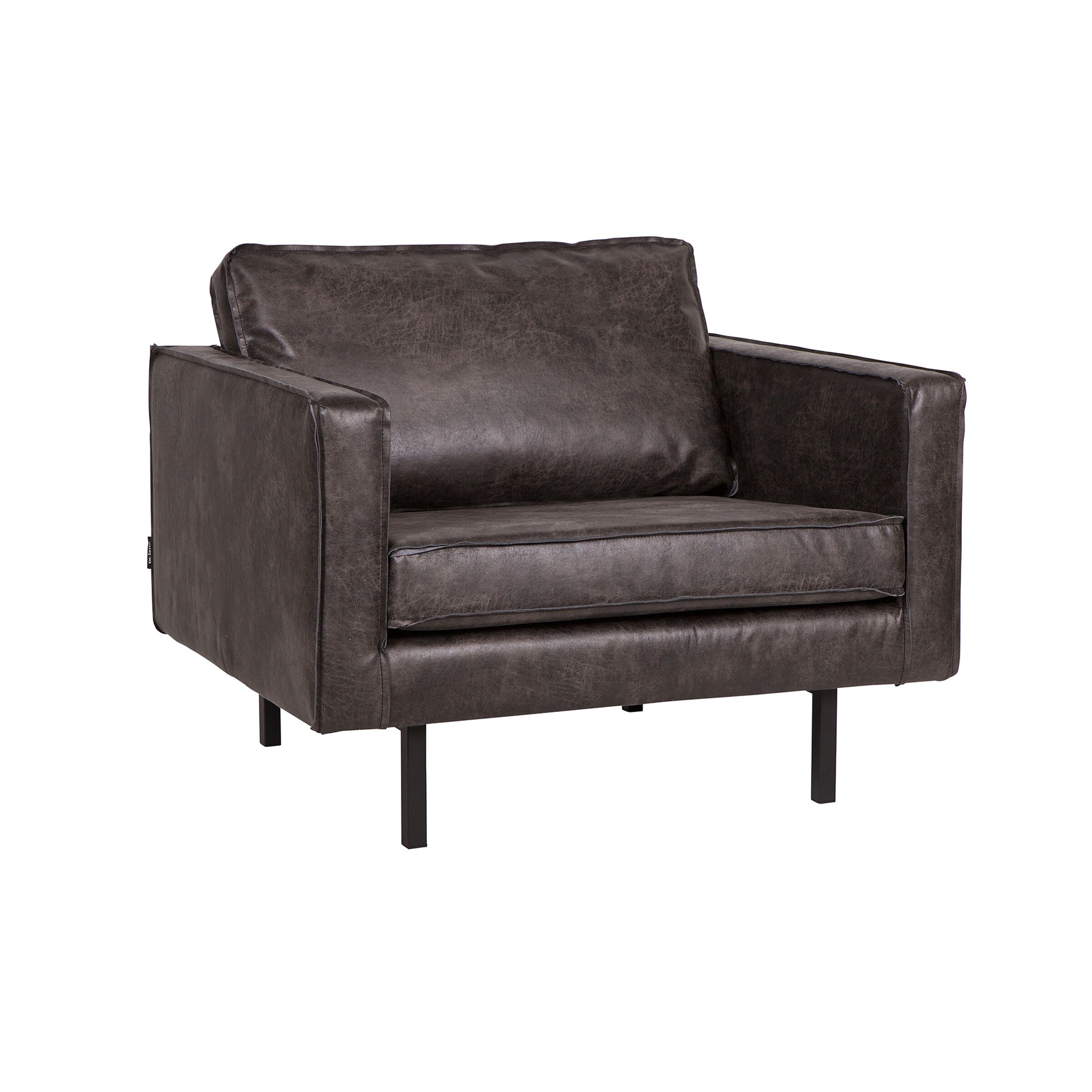 WOOOD Rodeo Fauteuil Antraciet – Stoer, modern & duurzaam