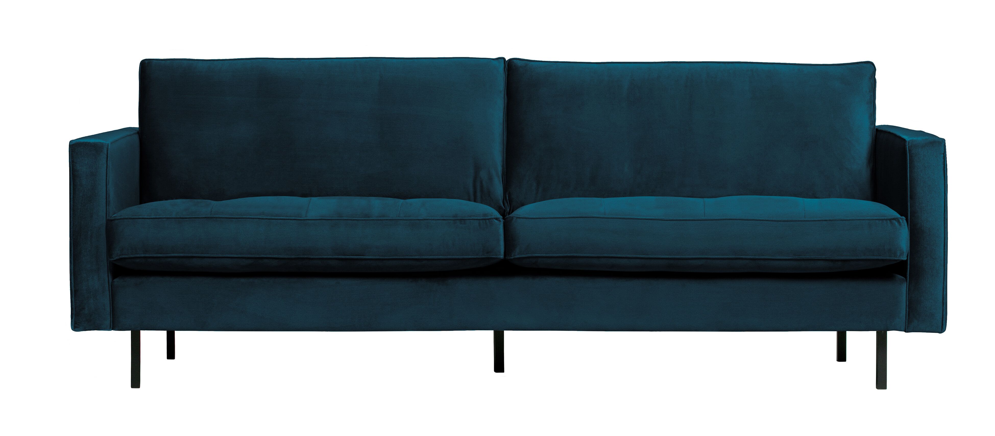 WOOOD Rodeo Velvet 2,5‑zits bank – Luxe blauw fluweel