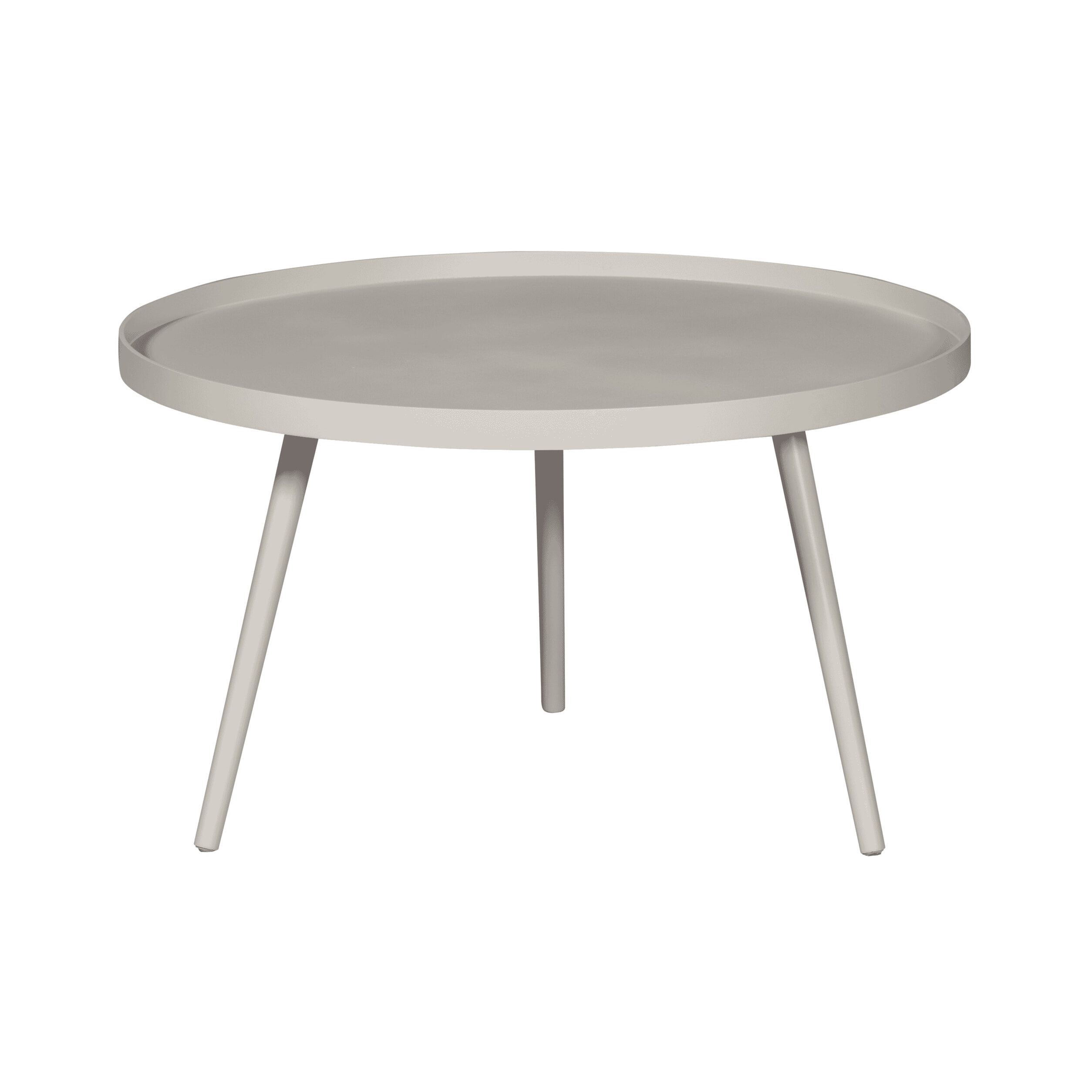 WOOOD ronde bijzettafel Mesa Ø78 cm – warme zandtint