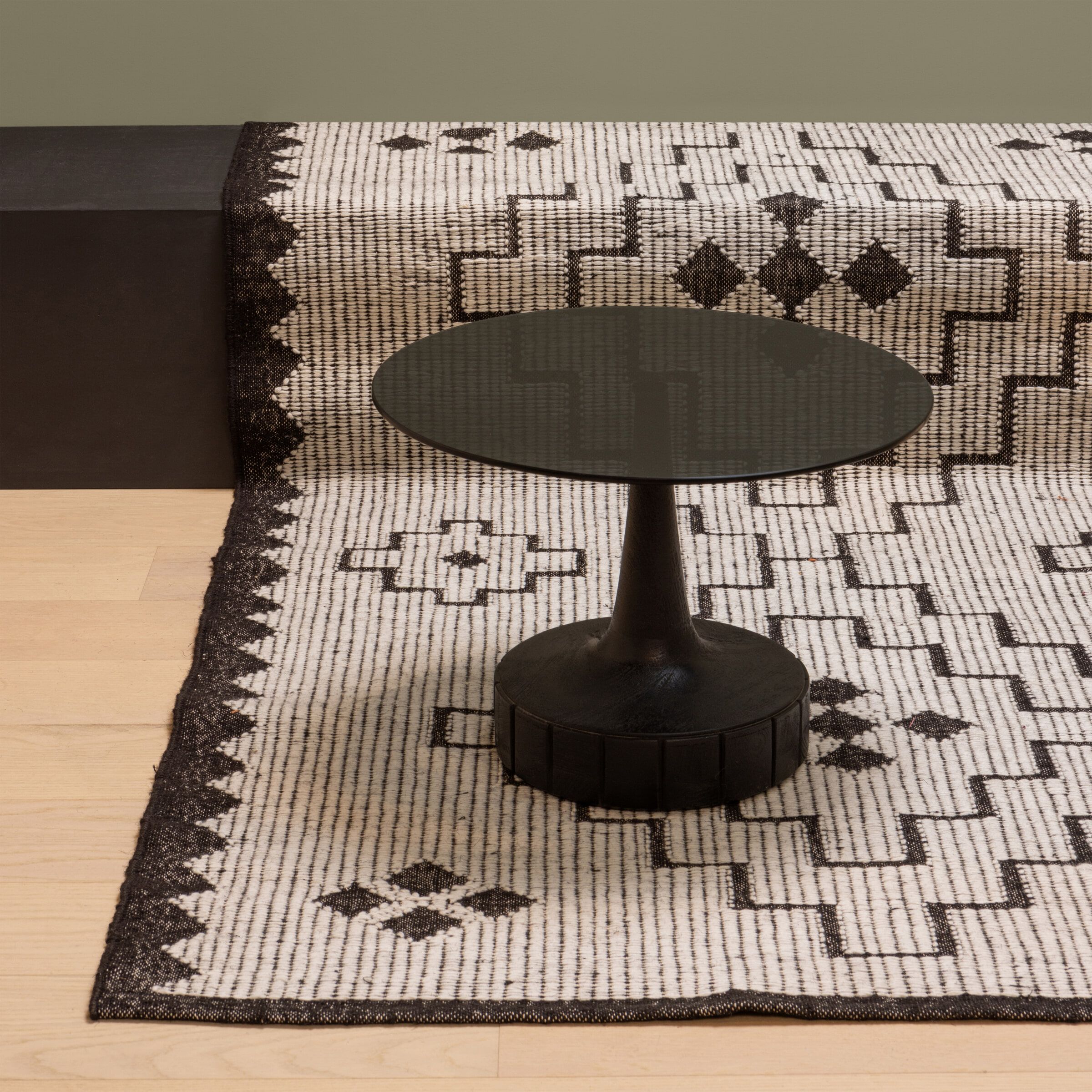 WOOOD Ronde Bijzettafel Soya 60 cm – Zwart, Exclusive collectie