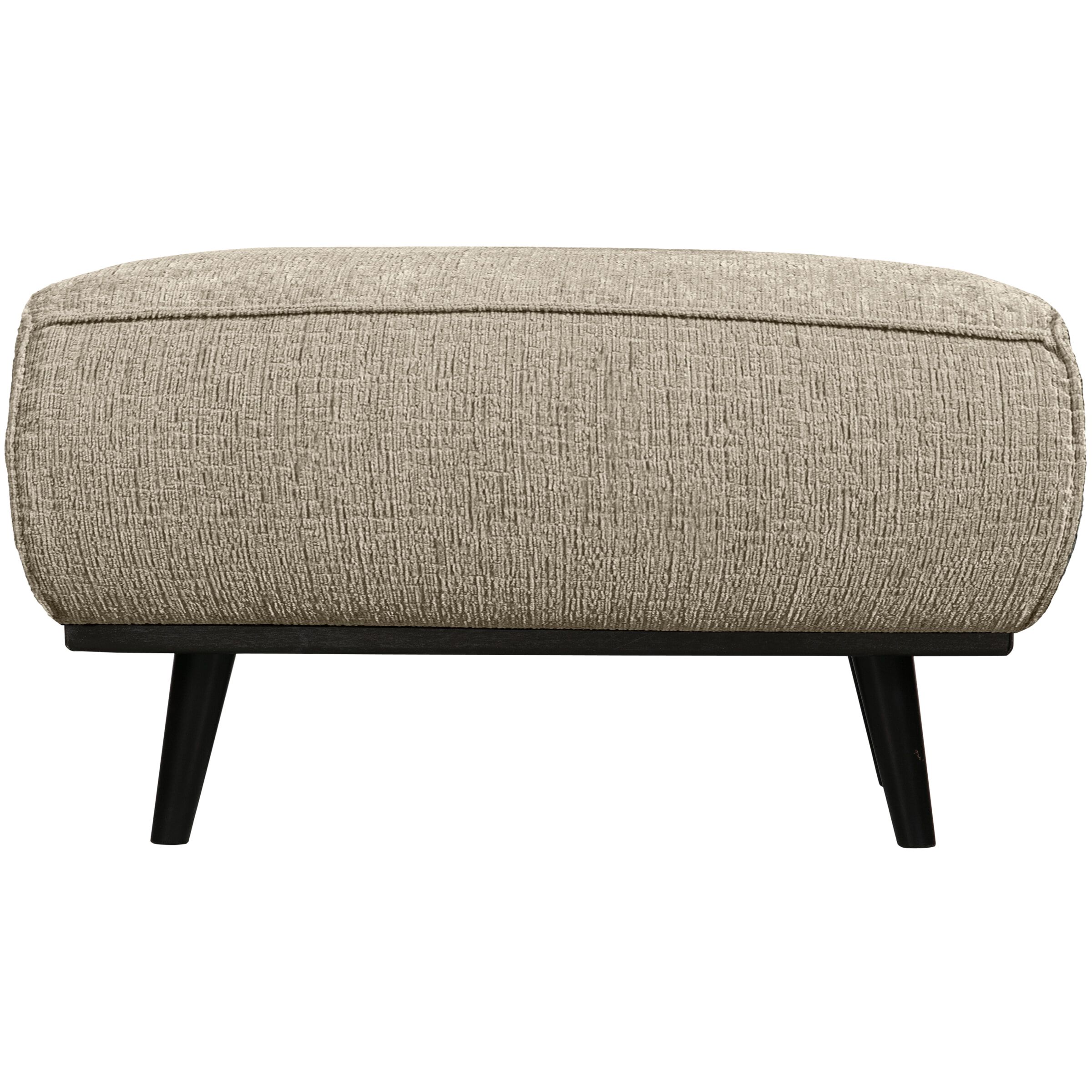 WOOOD Statement Velvet Hocker – Luxe Beuger in Wheatfield