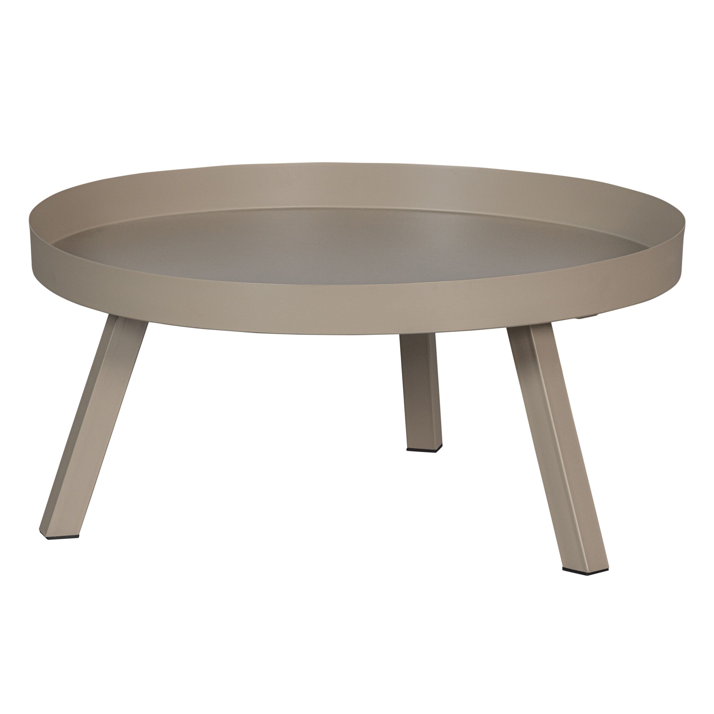 WOOOD Sunny Outdoor Bijzettafel – Strak Rond Design in Mist