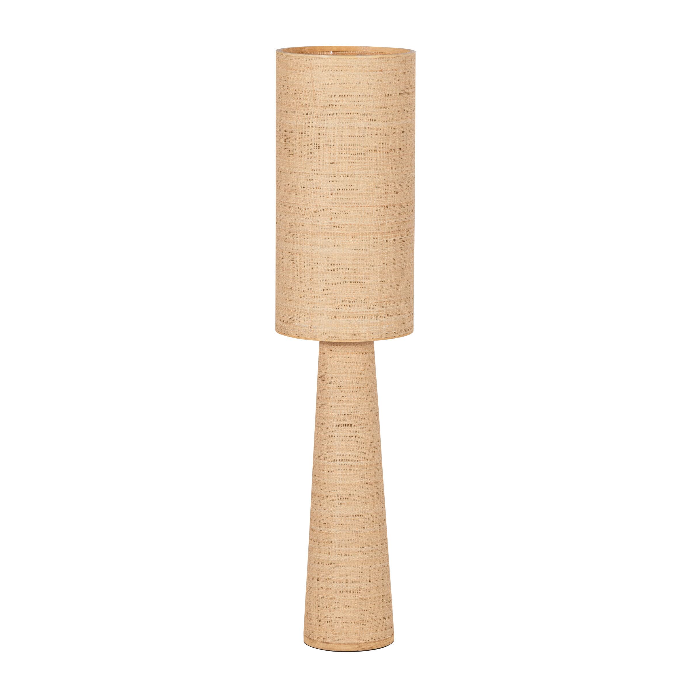 WOOOD Syro Vloerlamp 130 cm – Raffia, Naturel