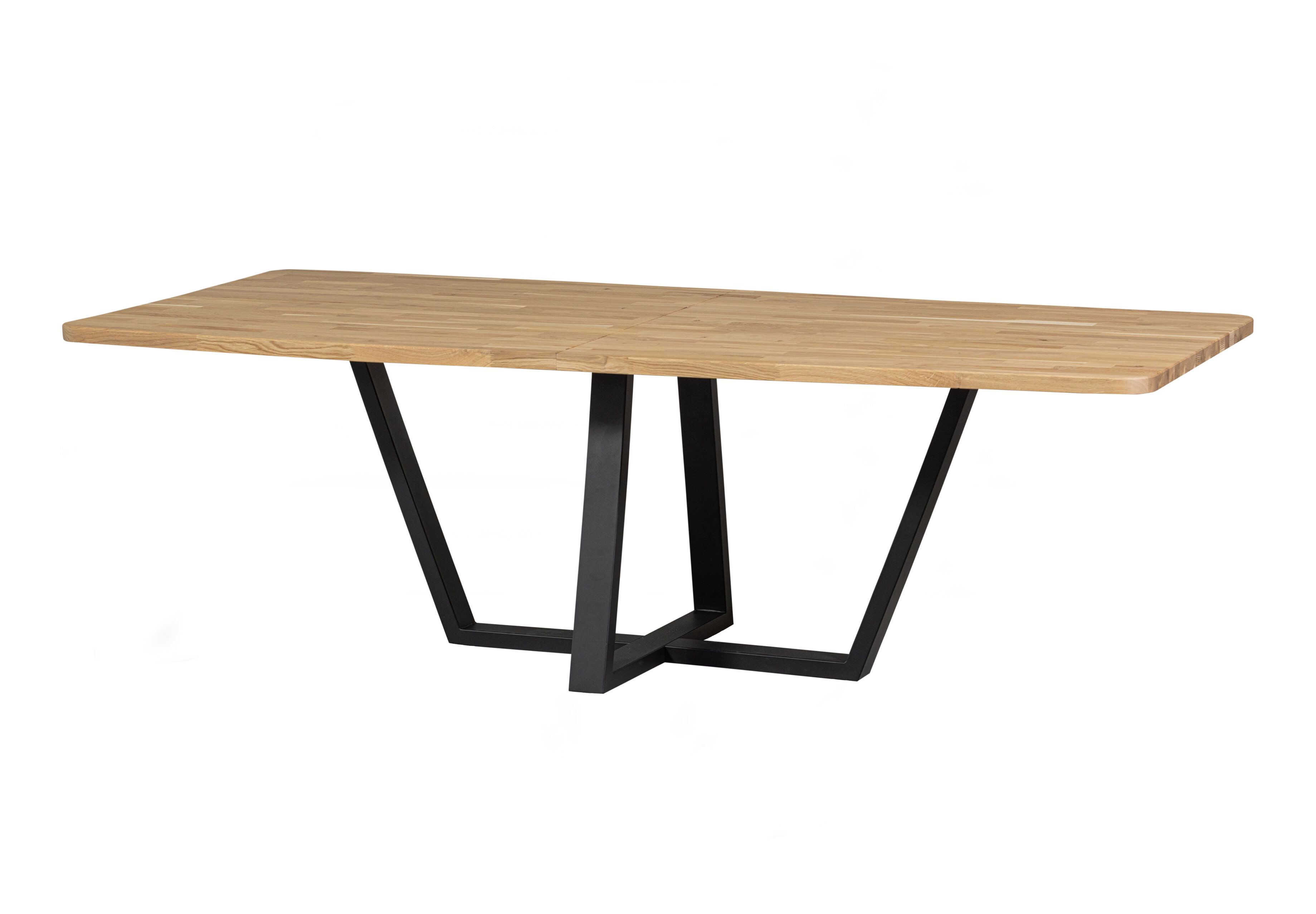 WOOOD Tablo eettafel van massief eiken – XL 240 cm, natuurkleur