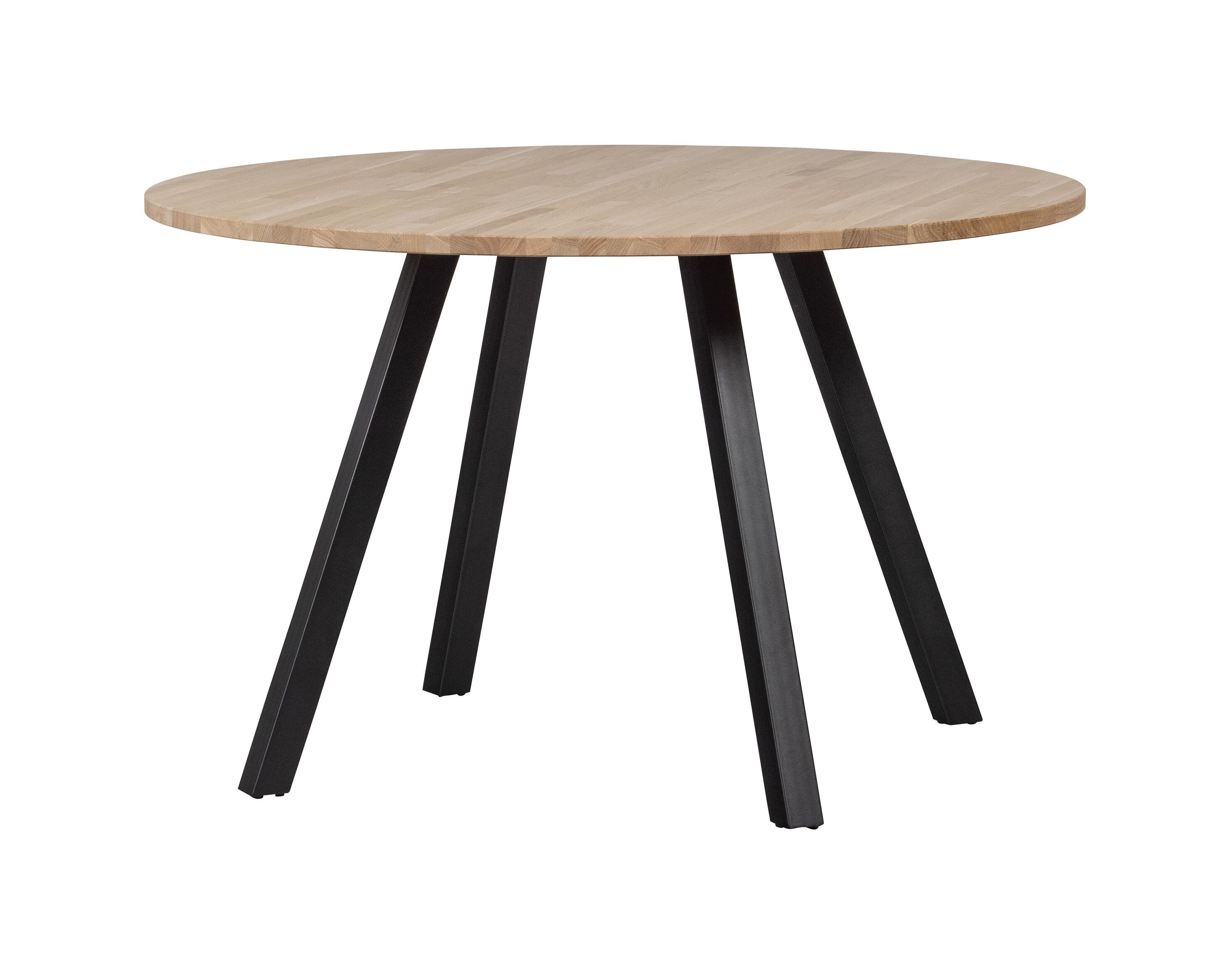 WOOOD Tablo ronde eettafel Ø 120 cm – natuurlijke uitstraling, stevige constructie