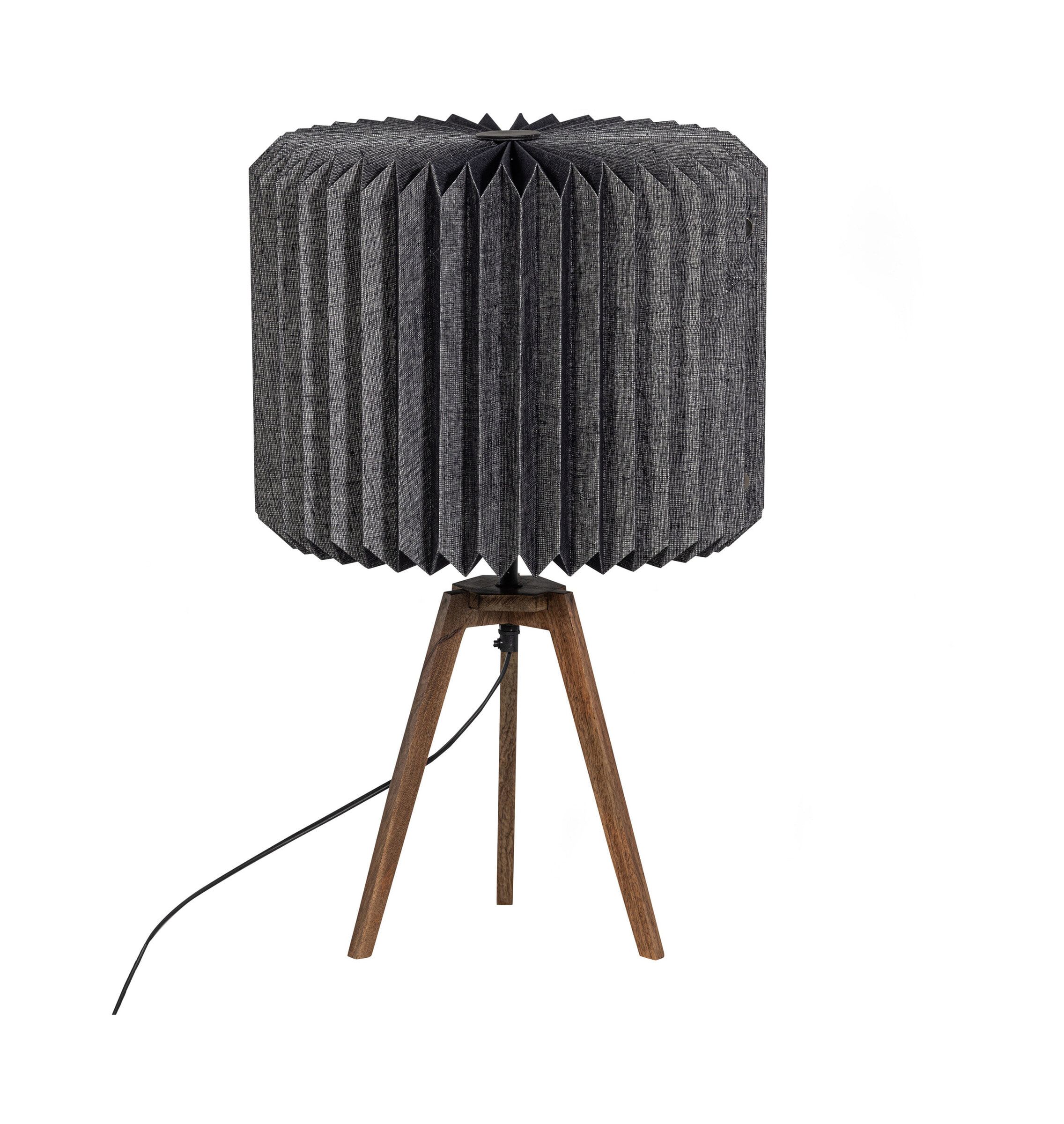 WOOOD Tafellamp Bones – Strak Nordic Design in Gevouwen Papier