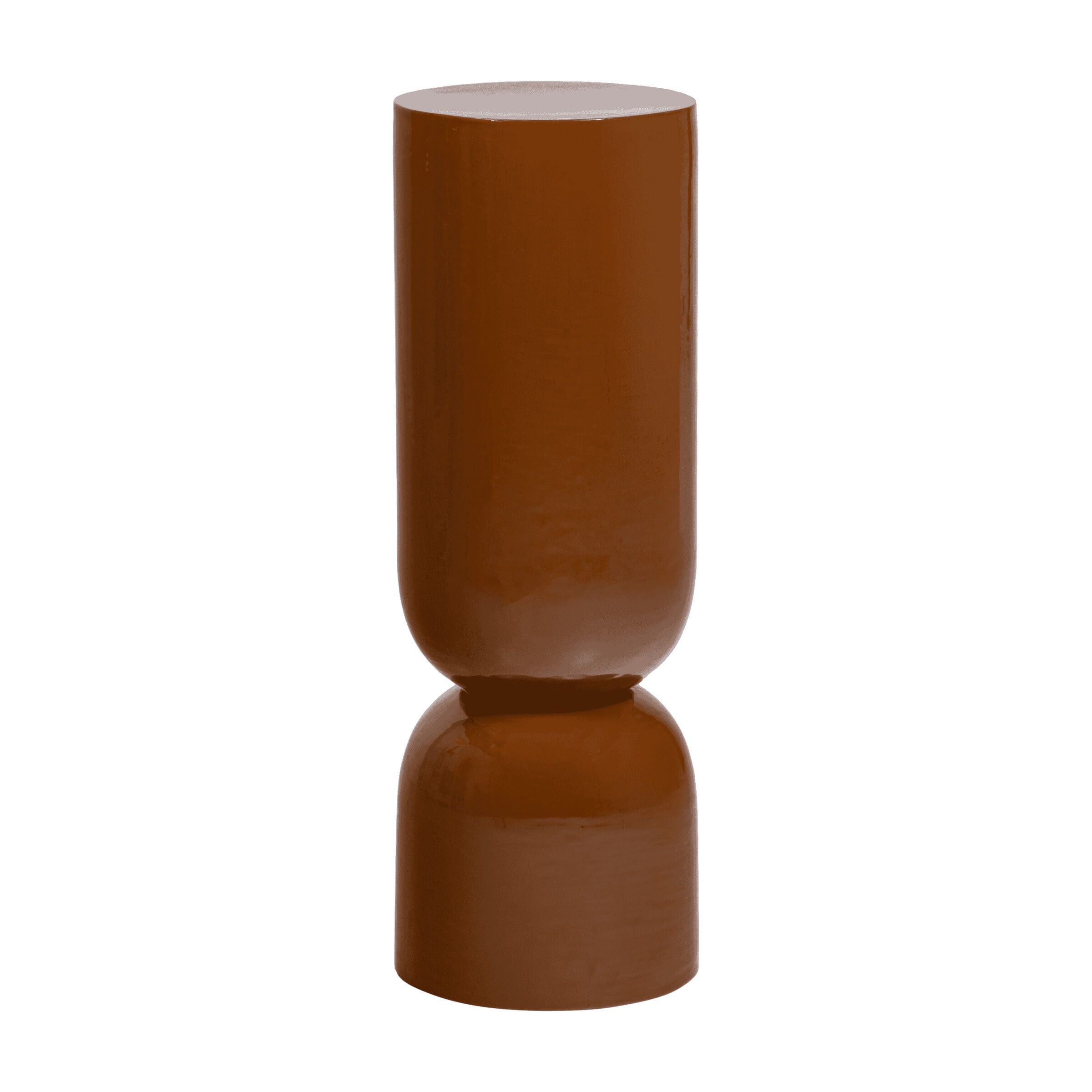 WOOOD Toval plantstandaard & -pot – Honinggeel, 95 cm