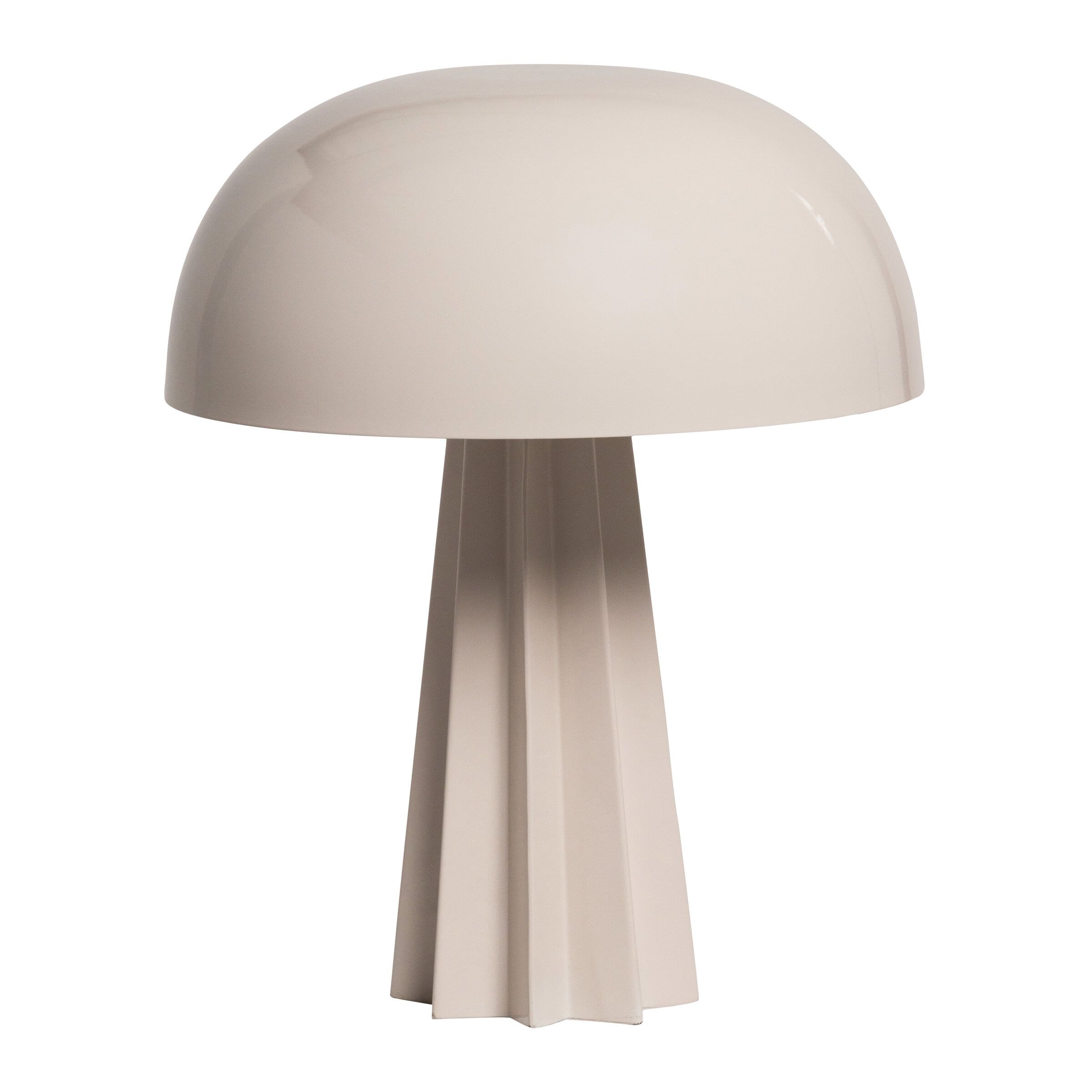 WOOOD Virel Tafellamp 29 cm – Stijlvolle Lichtgrijze Eyecatcher
