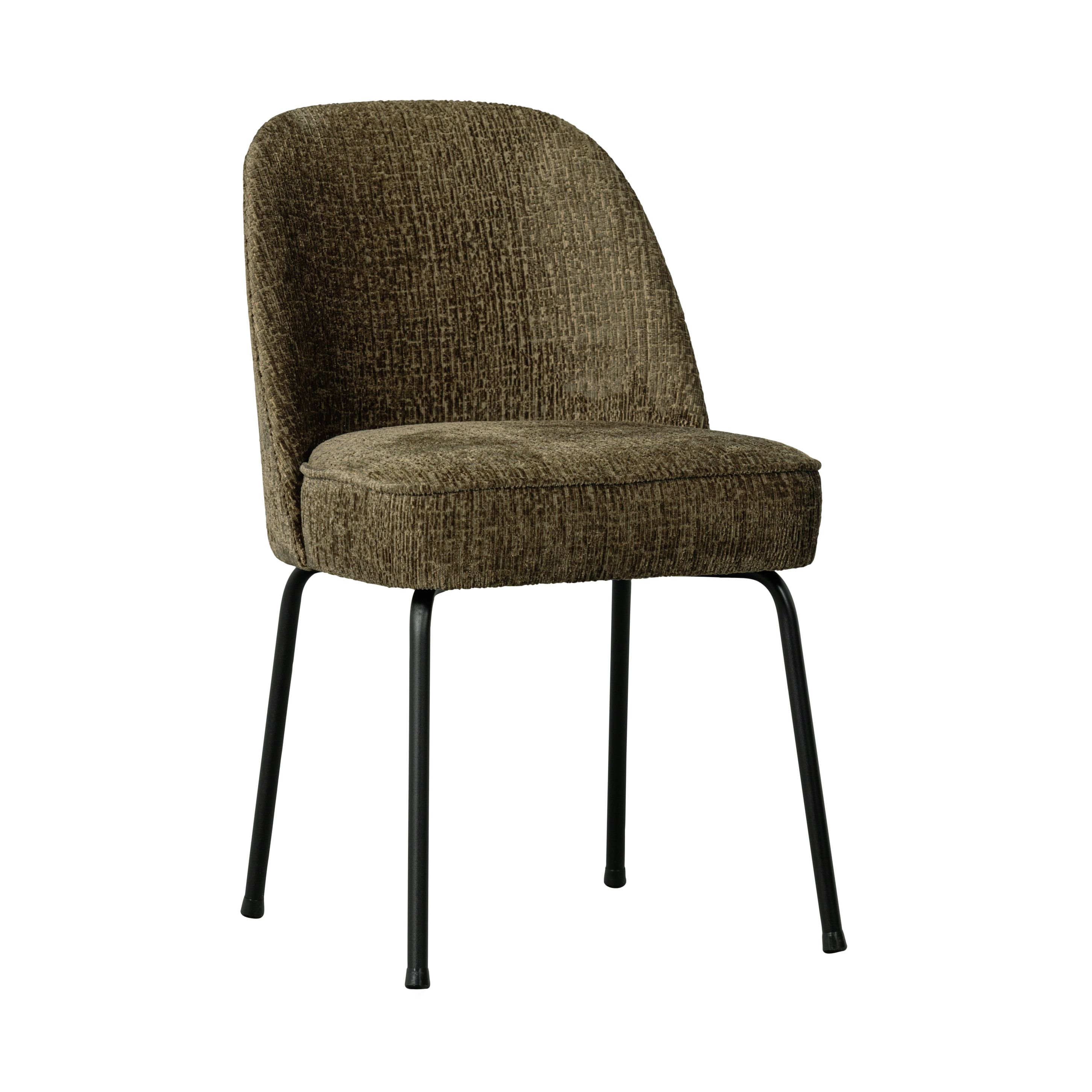 WOOOD Vogue Structure Velvet eetkamerstoel – Luxe Bonsai‑velvet voor elk interieur