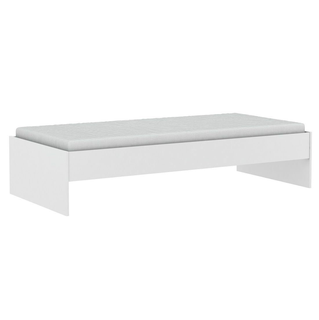 Young Furniture Eenpersoonsbed Tidy – Stijlvol Wit 90×200 cm