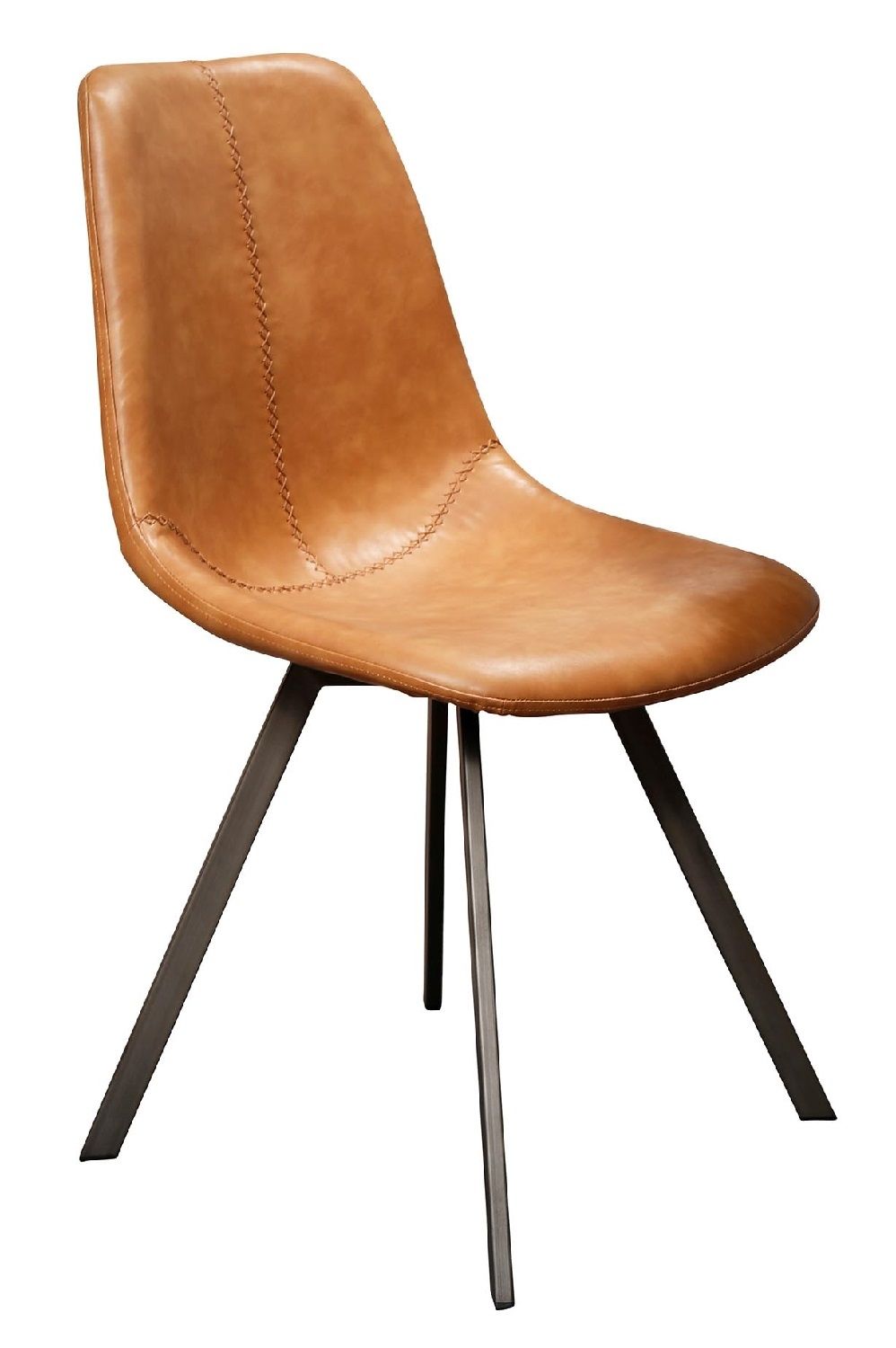 Zaloni Zetna Eetkamerstoel in Bruin – Moderne Zig‑Zag Stijl