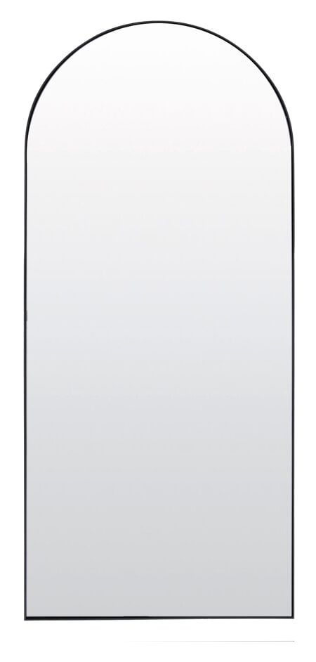 Zeneto Passpiegel 180 × 80 cm – Elegante Zwarte Wandreflectie van Light & Living