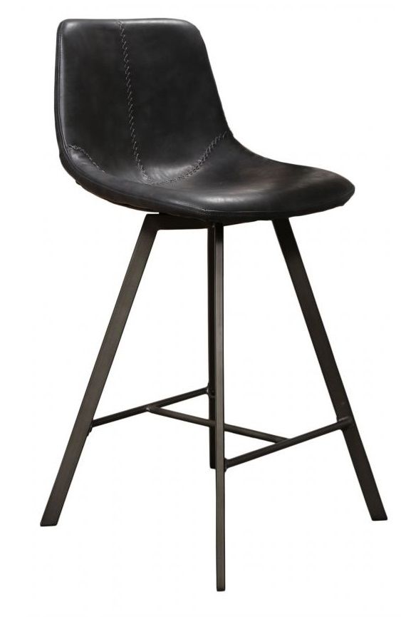 Zetna Barstoel Zig‑Zag zwart – Modern comfort met speels design