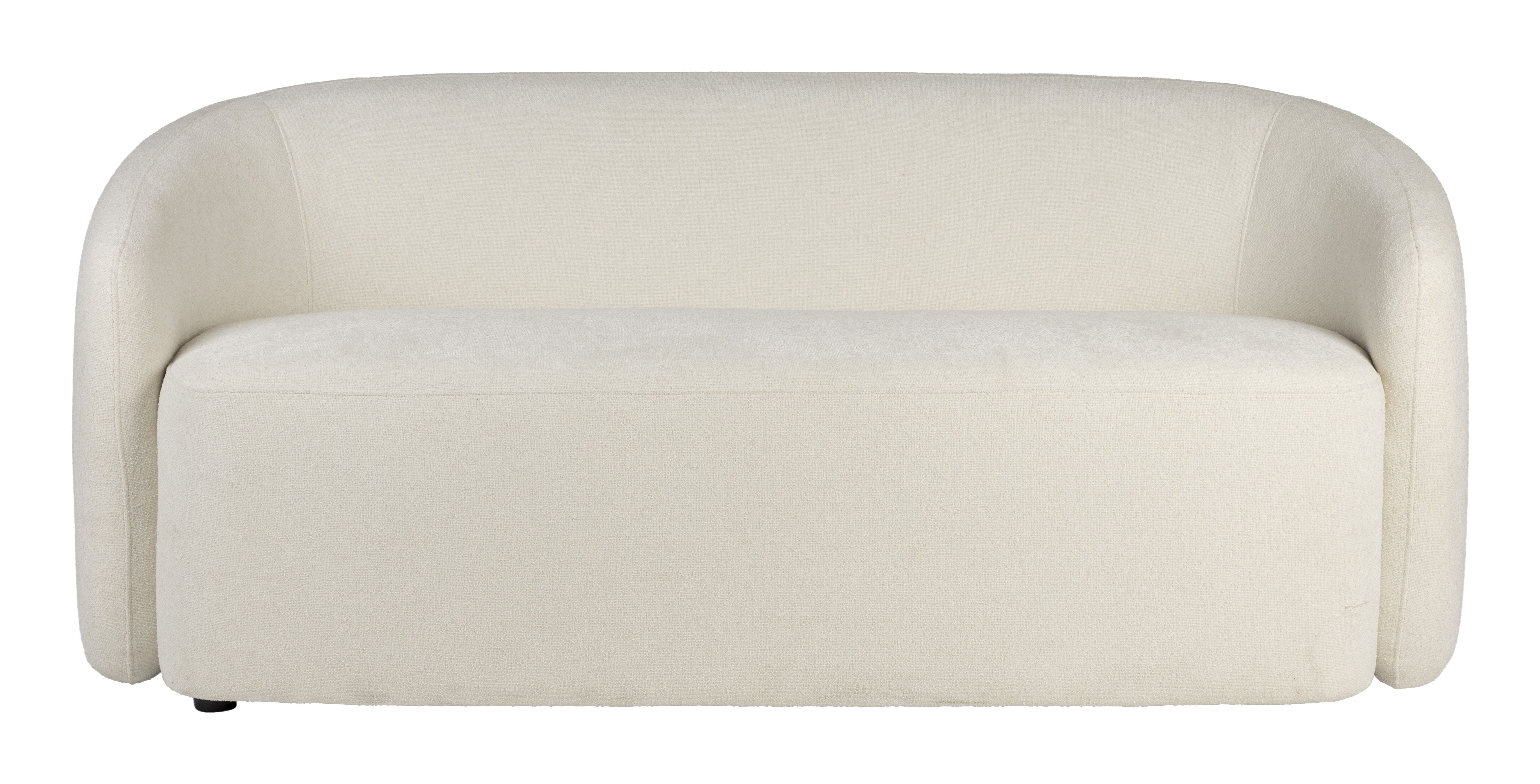 ZILT Andrae 2‑zitbank in wit – elegant comfort met bouclé
