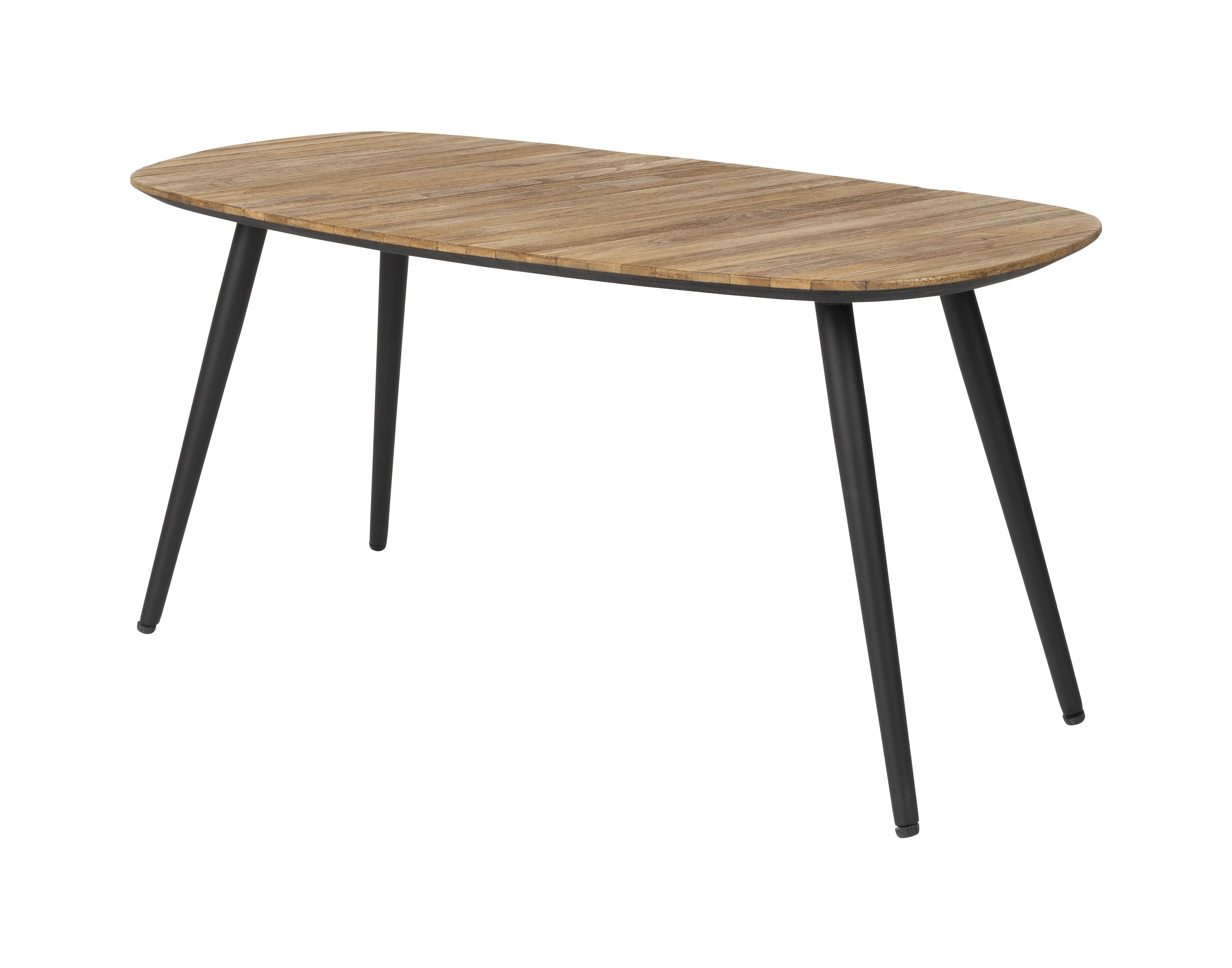ZILT Deense Ovale Salontafel Rik – Bruin, 80 × 39 cm