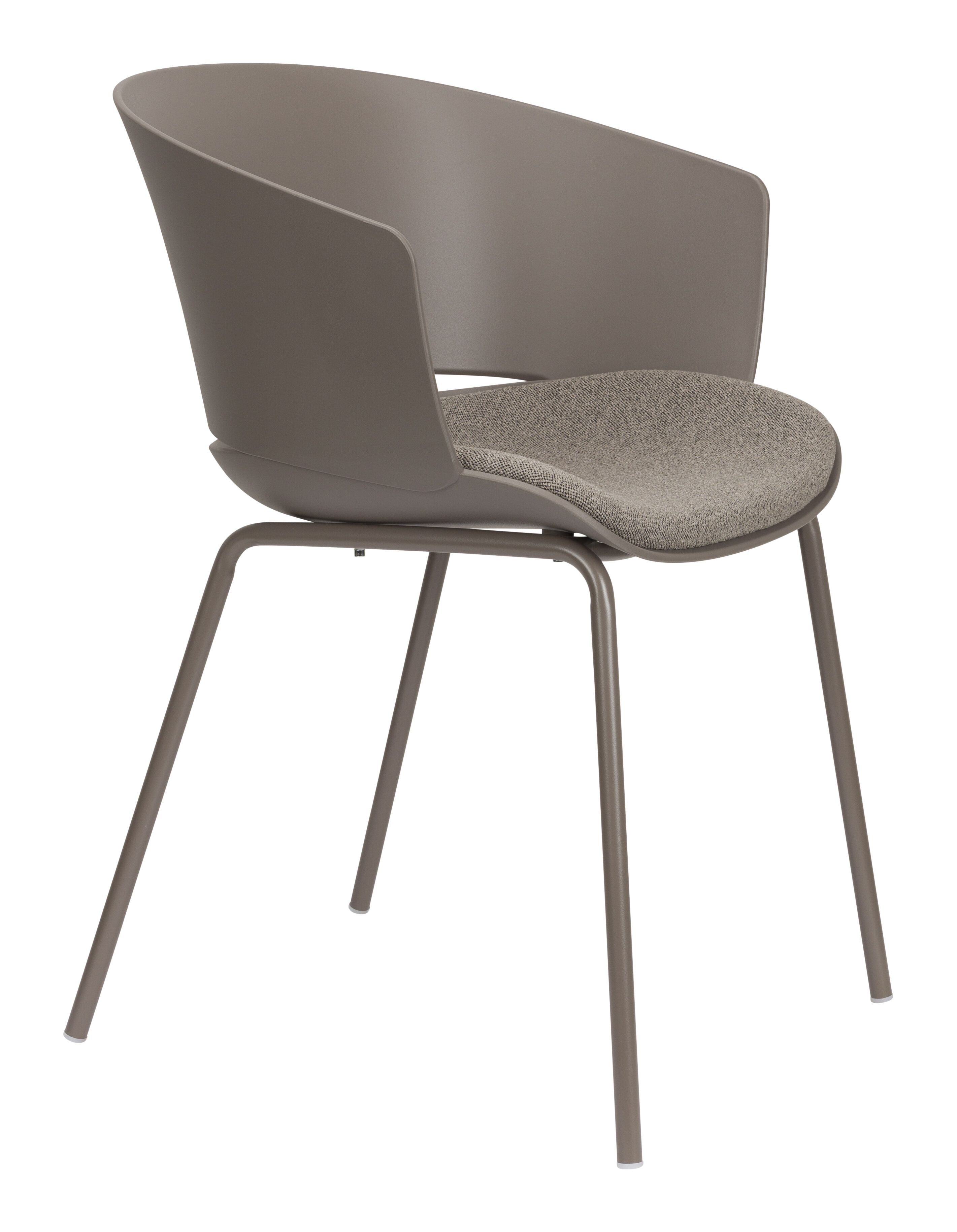 ZILT Elam eetkamerstoel – modern comfort in stijlvol grijs