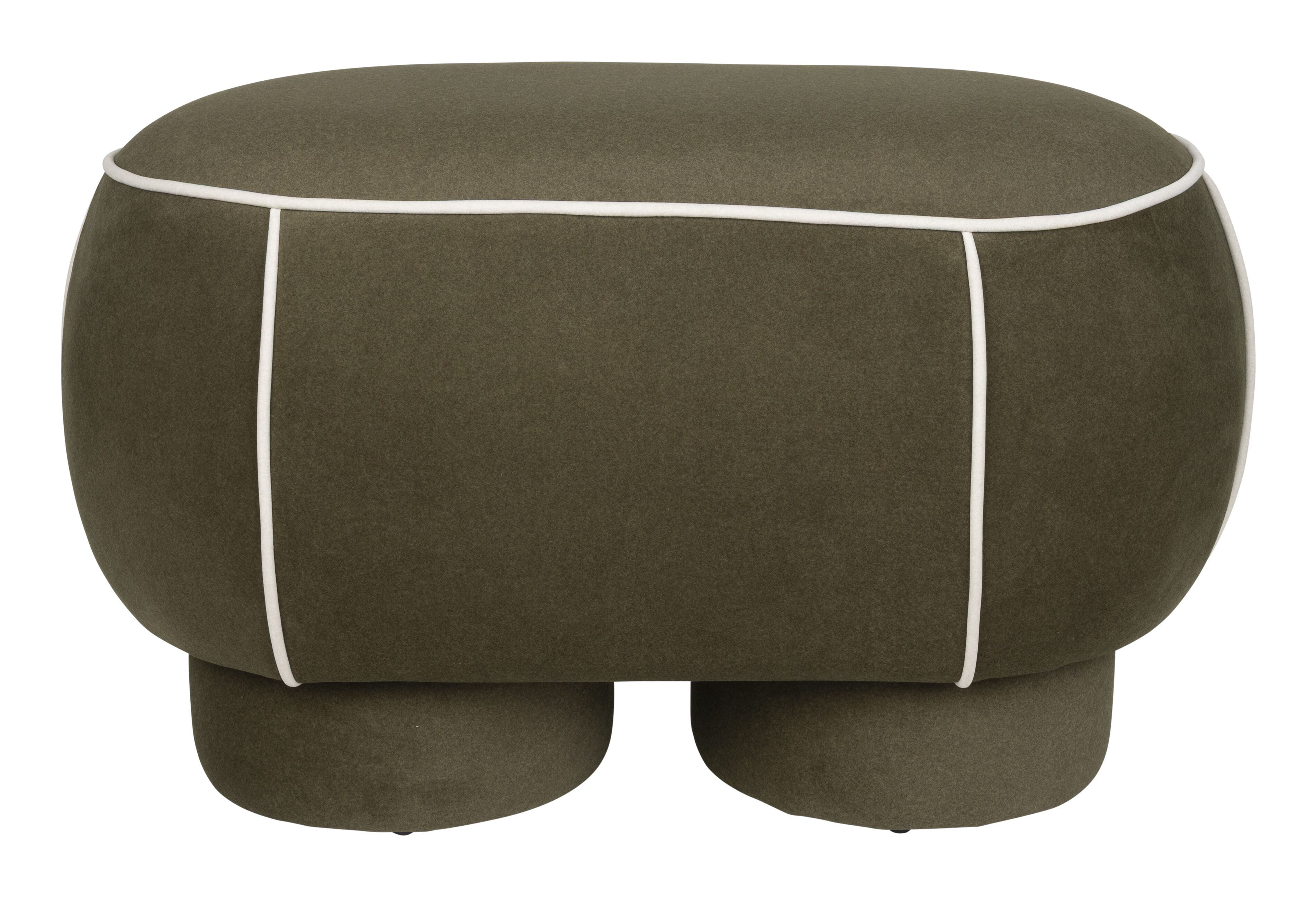 ZILT Jannetta Poef – Groene Hocker 78×45 cm – Stijlvol, Comfortabel en Duurzaam