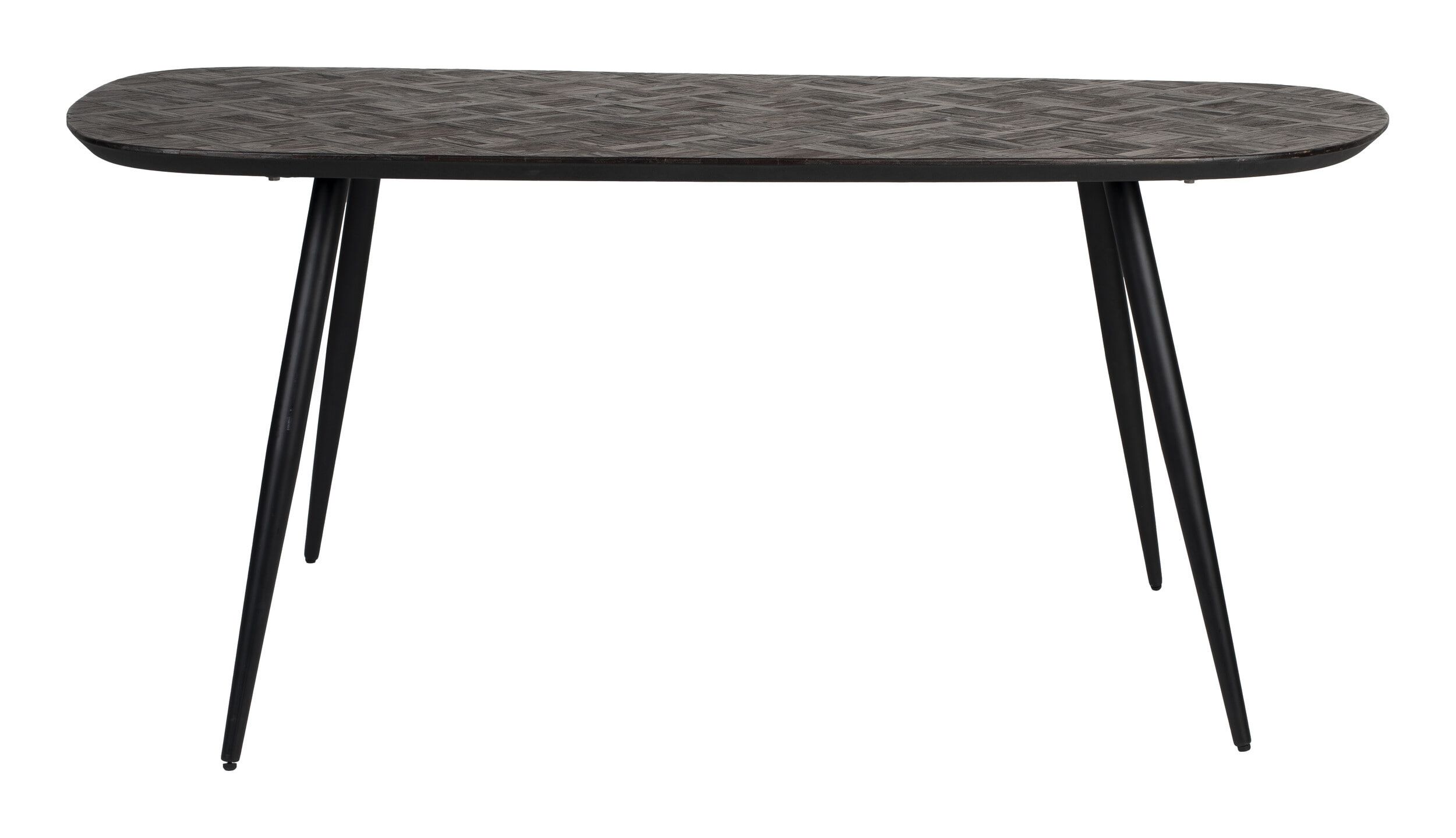 ZILT Organische eettafel Yasmijn Teakhout – Ovaal 180 × 95 cm, bruin