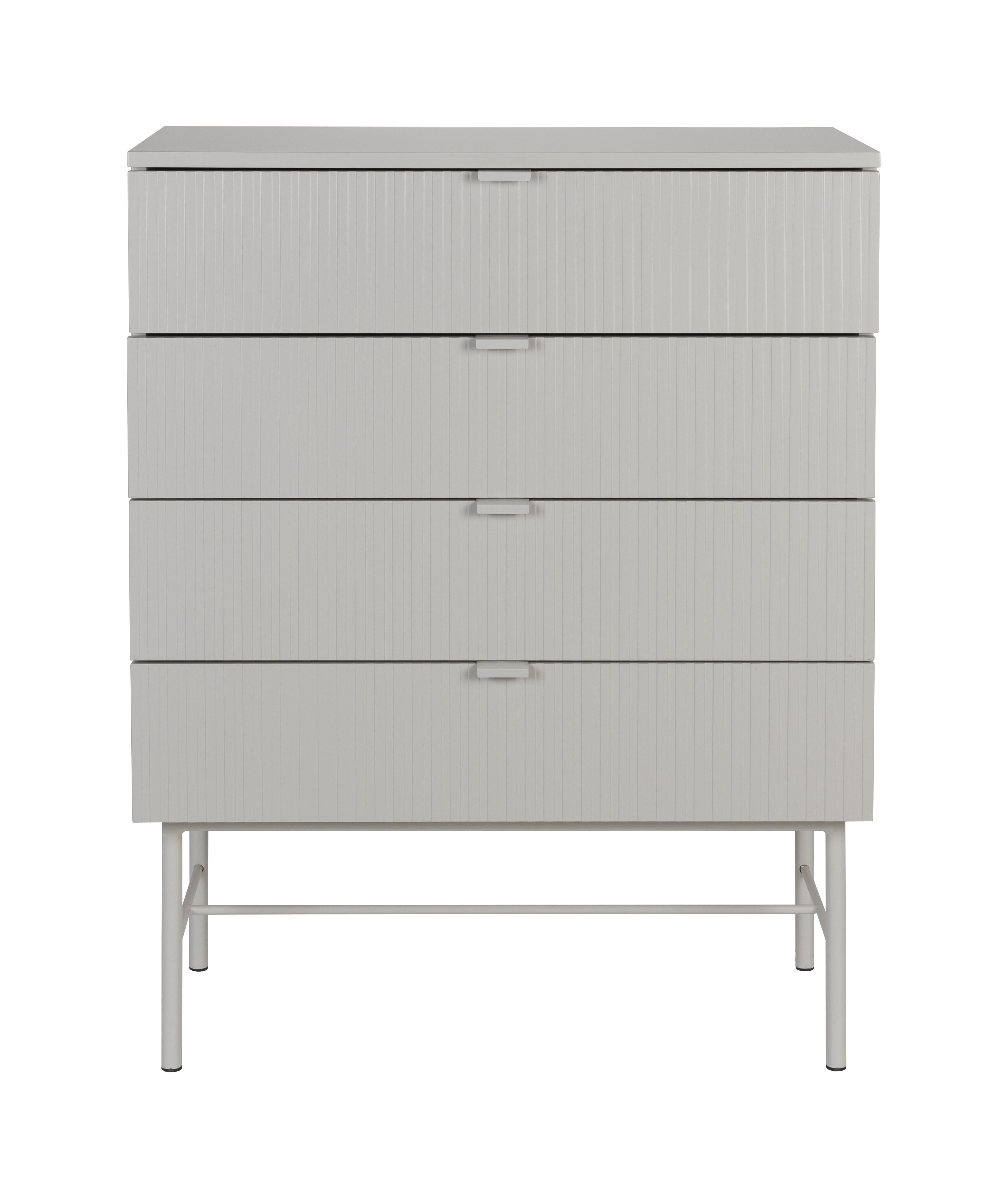 ZILT Shanin Ladekast – Strak beige design met vier lades