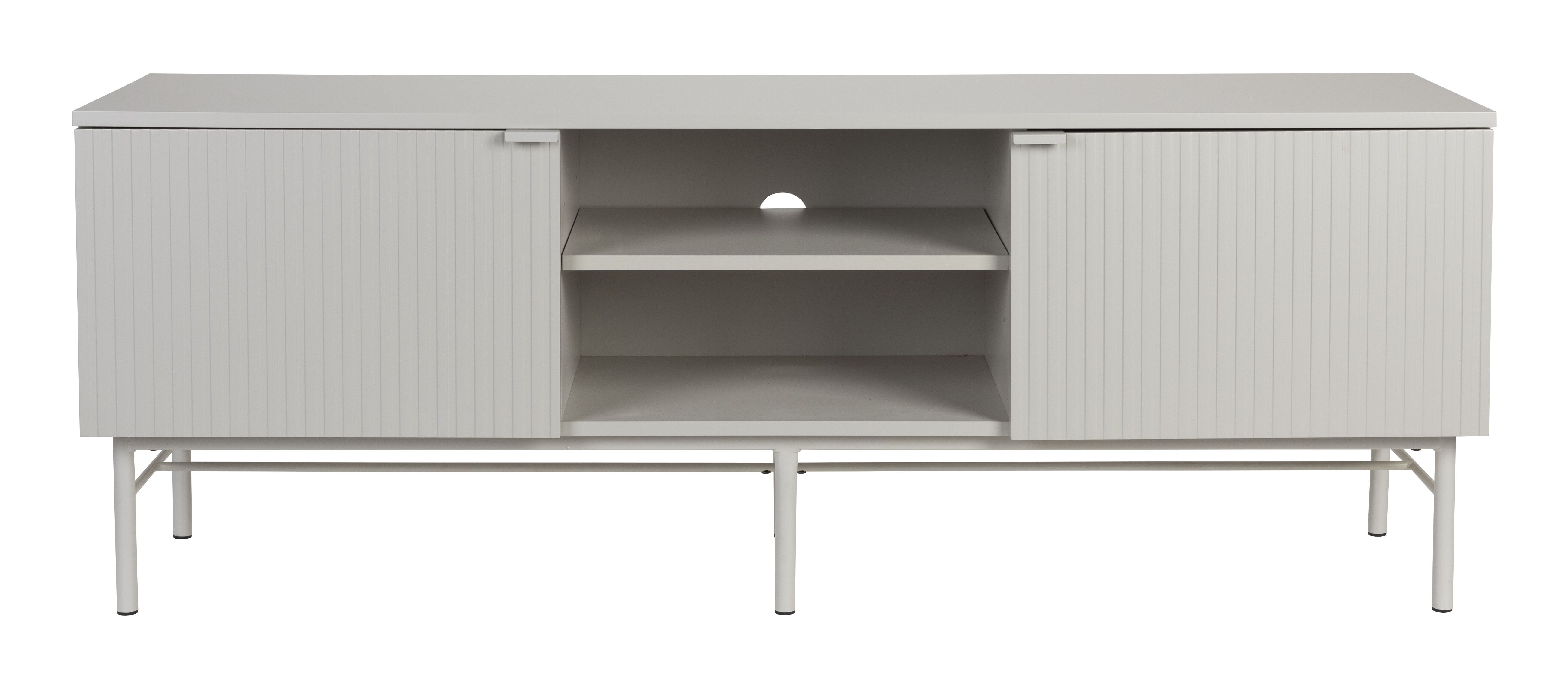 ZILT Shanin TV‑meubel 155 cm – elegant in neutraal beige