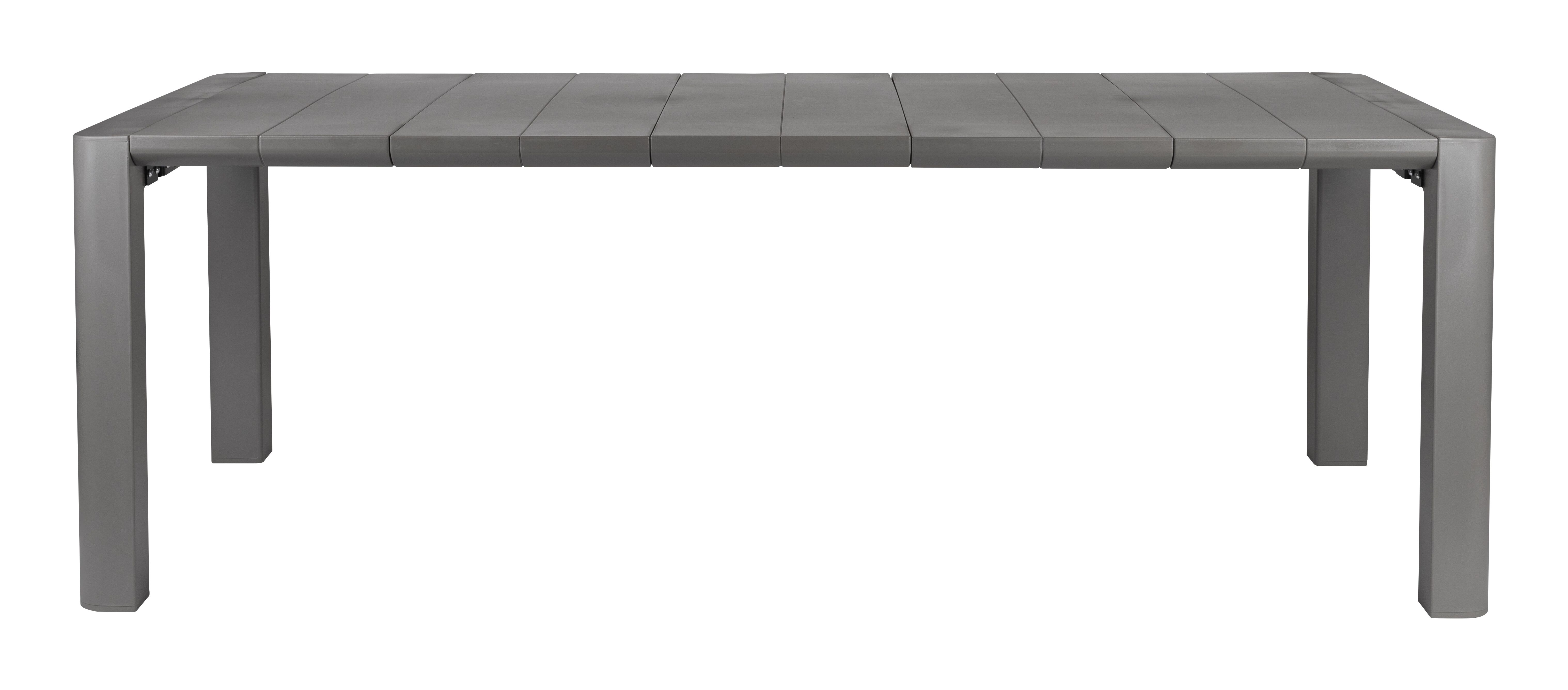 ZILT Sheenna Tuintafel 220 × 100 cm – Modern grijs tafelblad voor de tuin