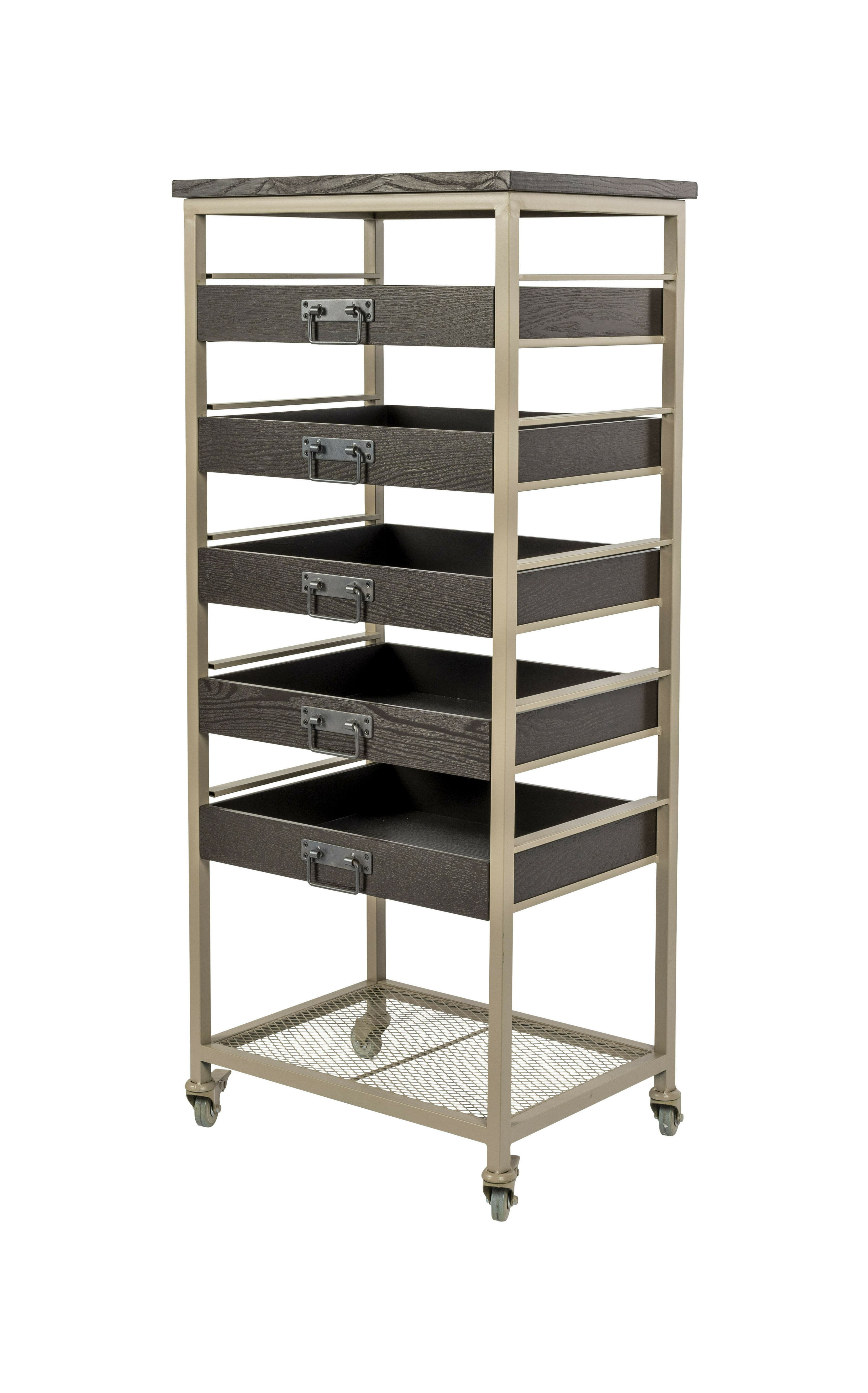 ZILT Trolley Shandon – Compacte bruine opbergoplossing van 120 cm