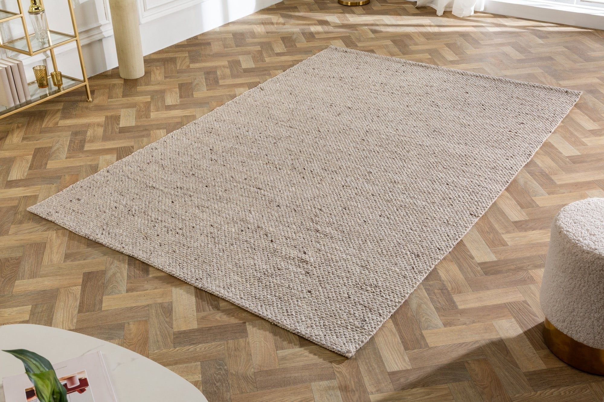 Zilvergrijs Woltapijt 240×160 cm – Luxe Design van Invicta Interior