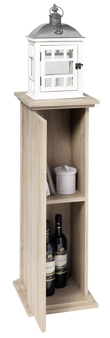 Zuil Essex 89 cm – Elegante eiken plantstand voor elk interieur