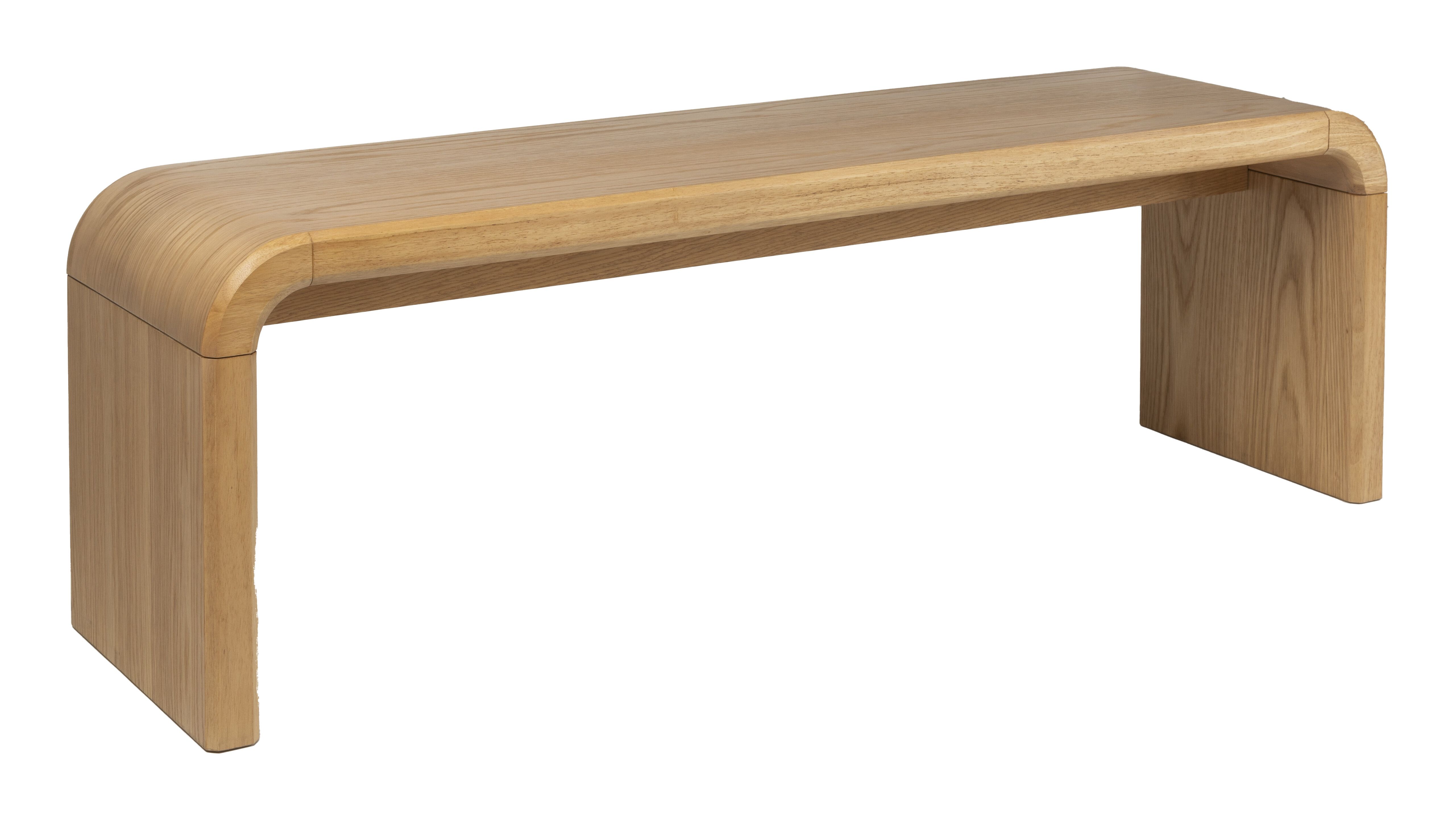 Zuiver Brave eetkamerbank 140 cm – elegant eiken & rubberhout