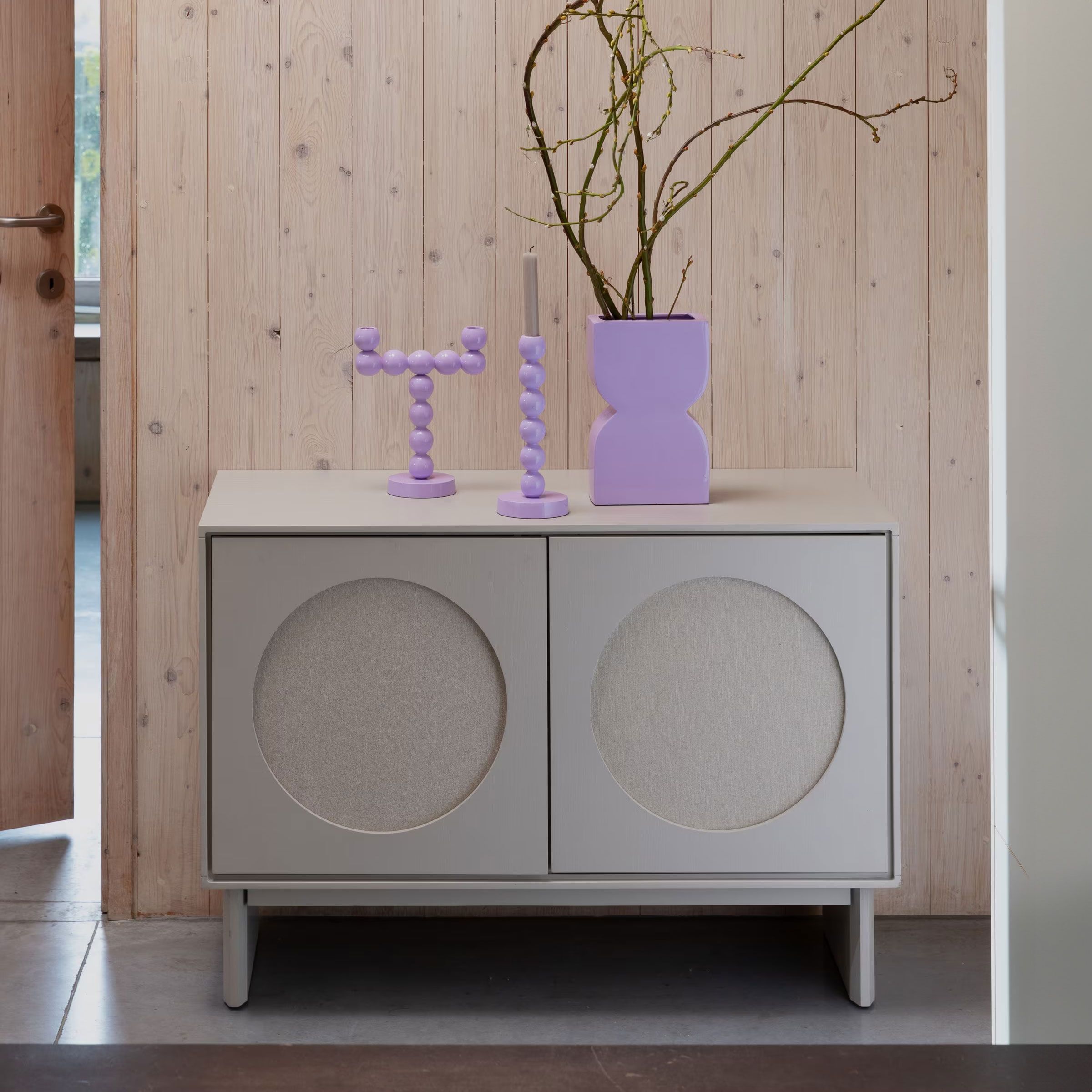 Zuiver Dressoir Twin – Tijdloos Acaciahout in Beige (100 cm)