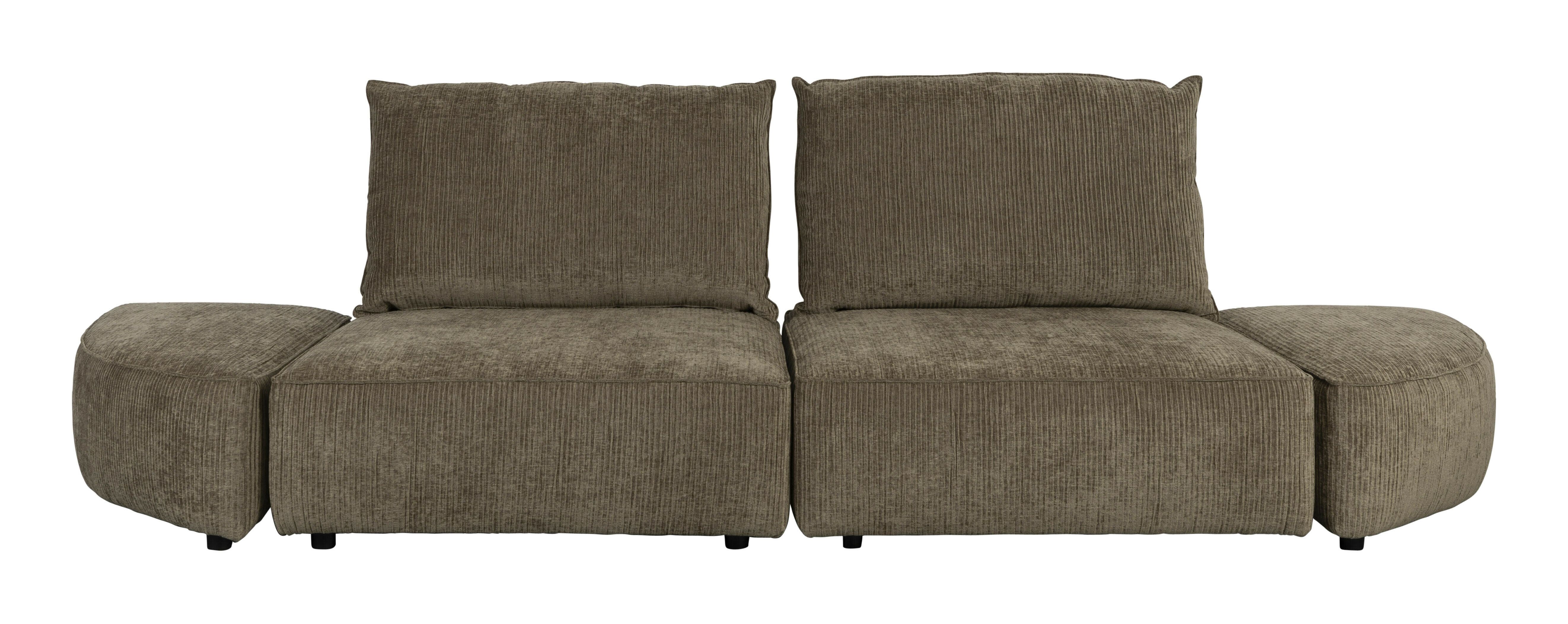 Zuiver Hunter 3‑zits bank 318 cm – Luxe, modulair en comfortabel in bruin