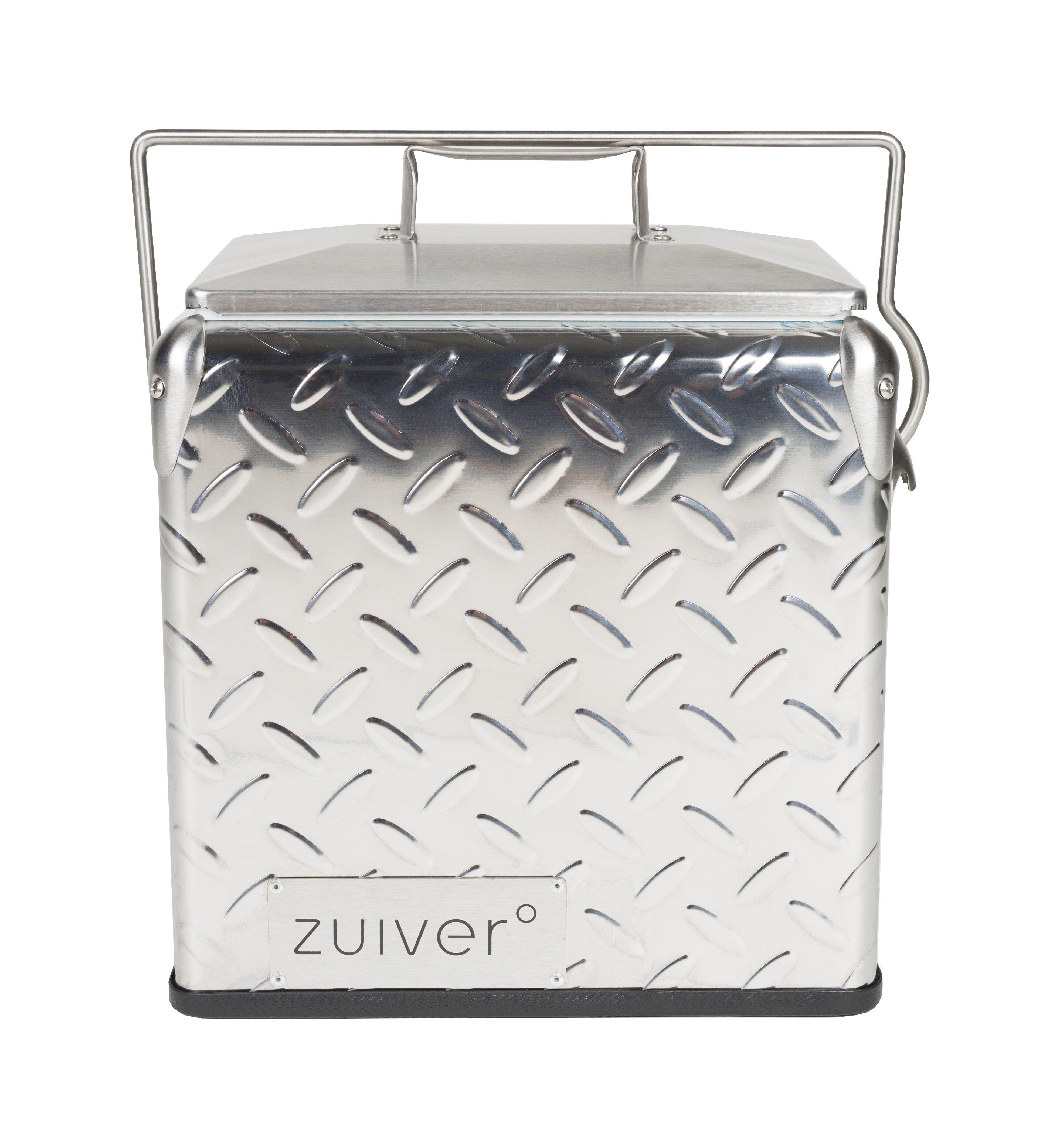Zuiver Koelbox Cooler Be Heavy – Zilveren, robuuste draagbare koeloplossing