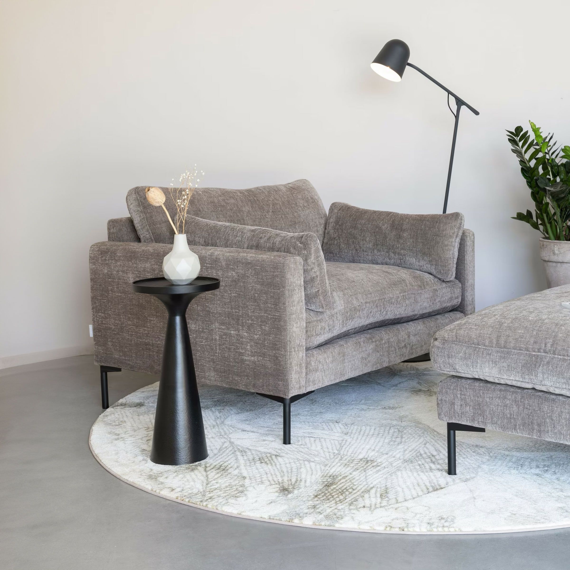 Zuiver Loveseat Summer – Comfortabele love seat in warme coffee