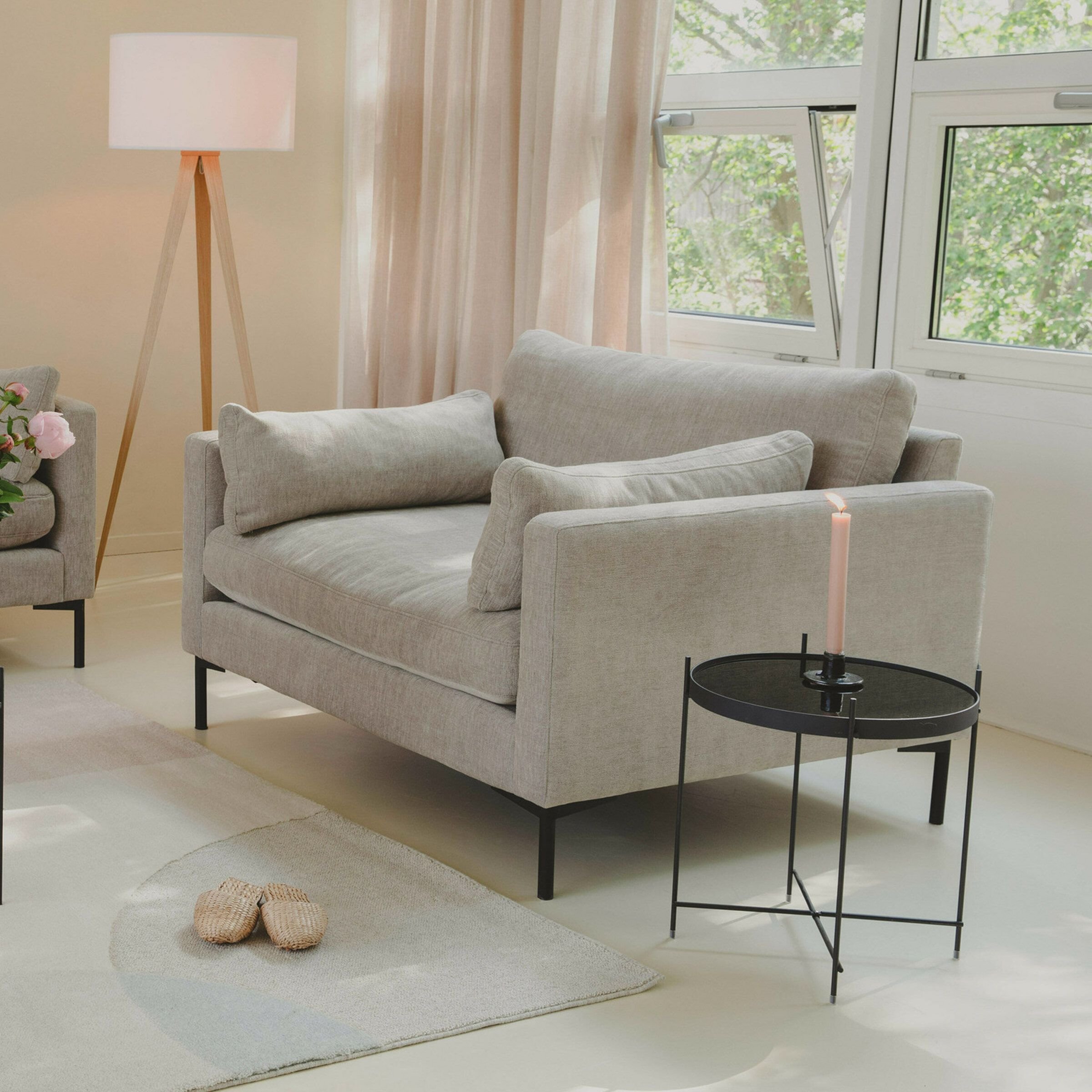 Zuiver Loveseat Summer – Luxe en Licht in Latte