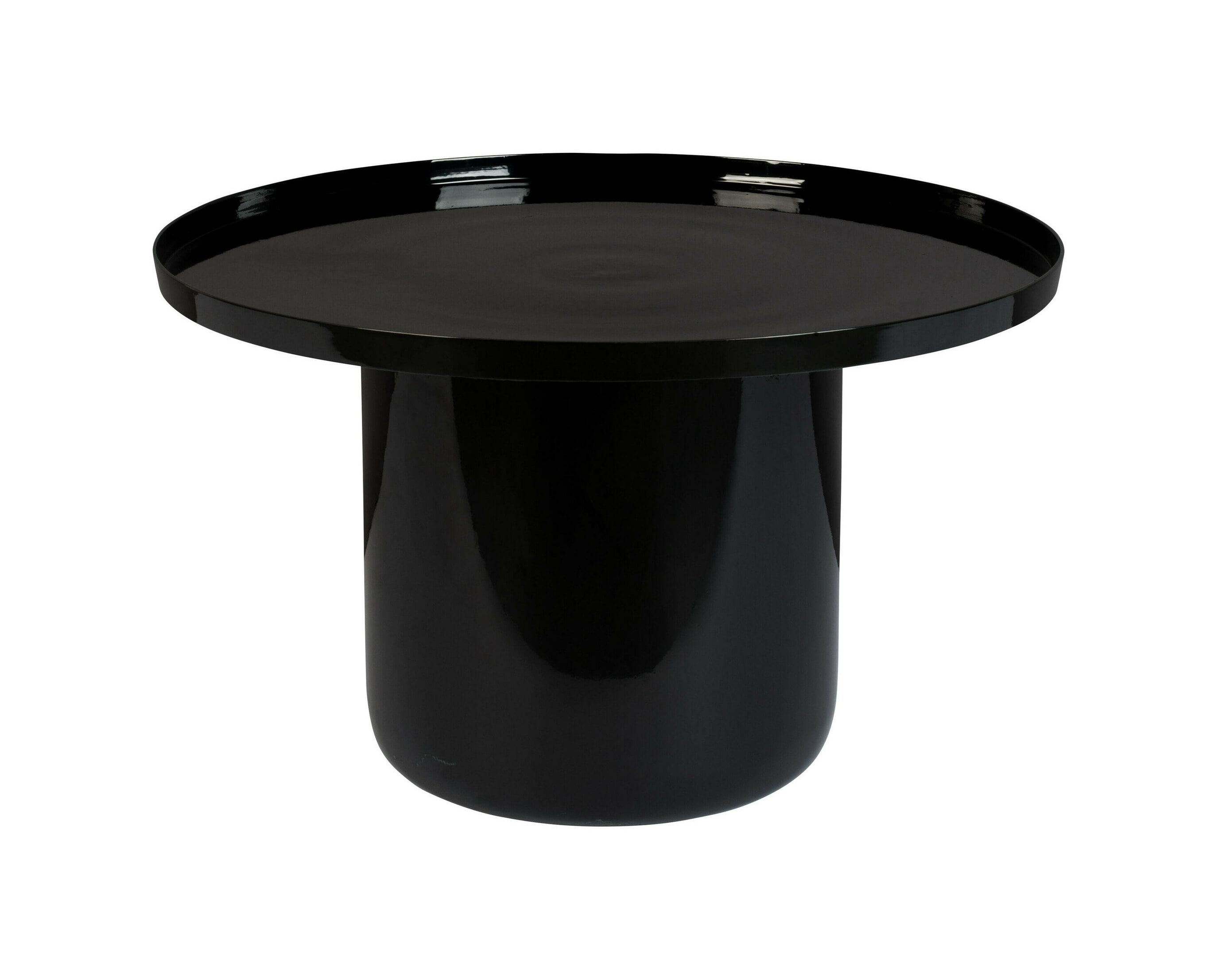 Zuiver Ronde Salontafel Shiny Bomb 67 cm – Stralende Zwarte Tafel voor Moderne Woonkamers