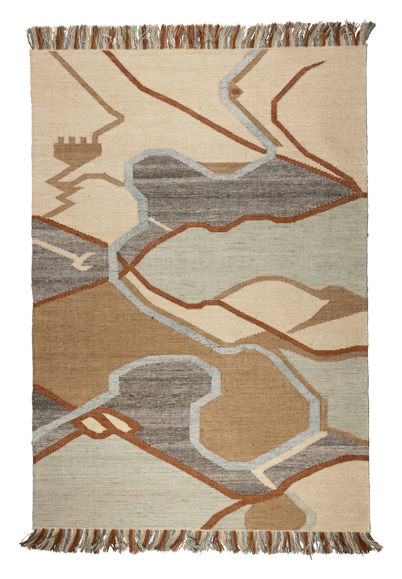 Zuiver Saigon Vloerkleed – Kleurrijk Gerecycled PET, 160 × 230 cm