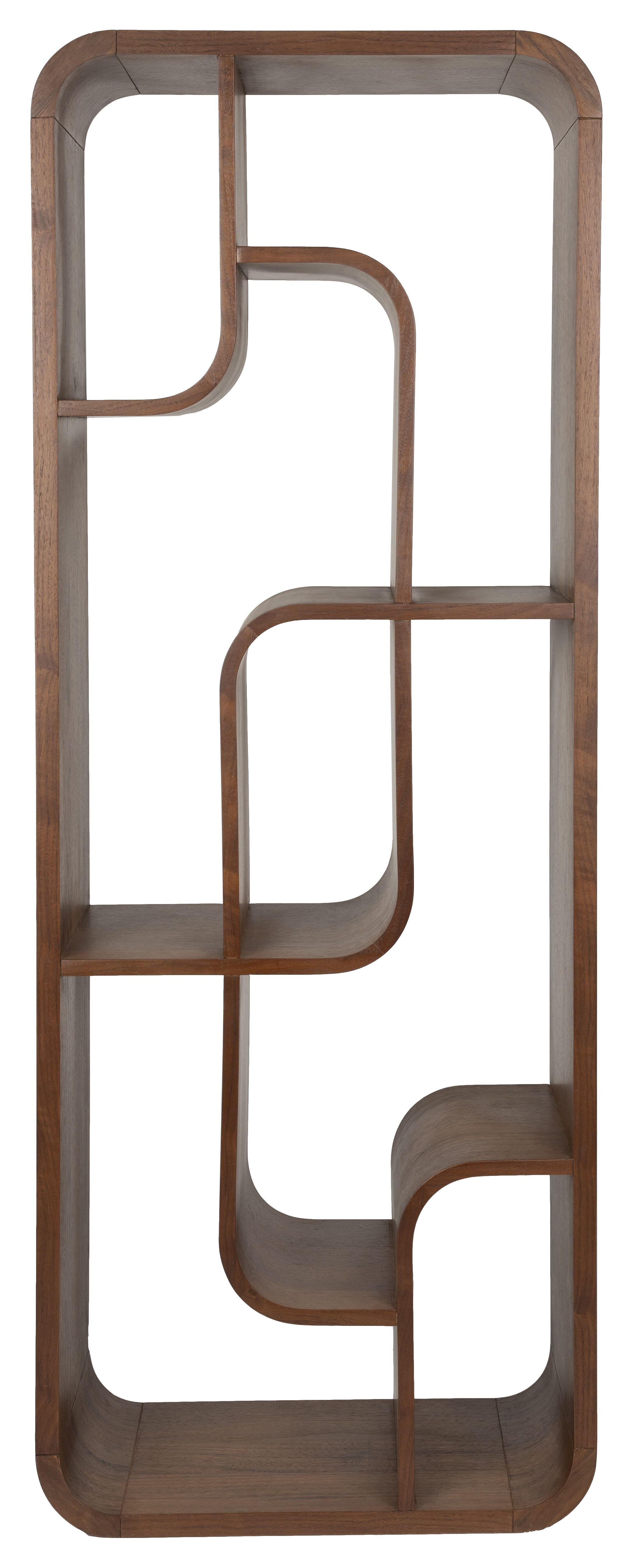 Zuiver Wandkast Seven Walnoot – Elegant ruimtebesparend opbergsysteem (160 × 60 cm)