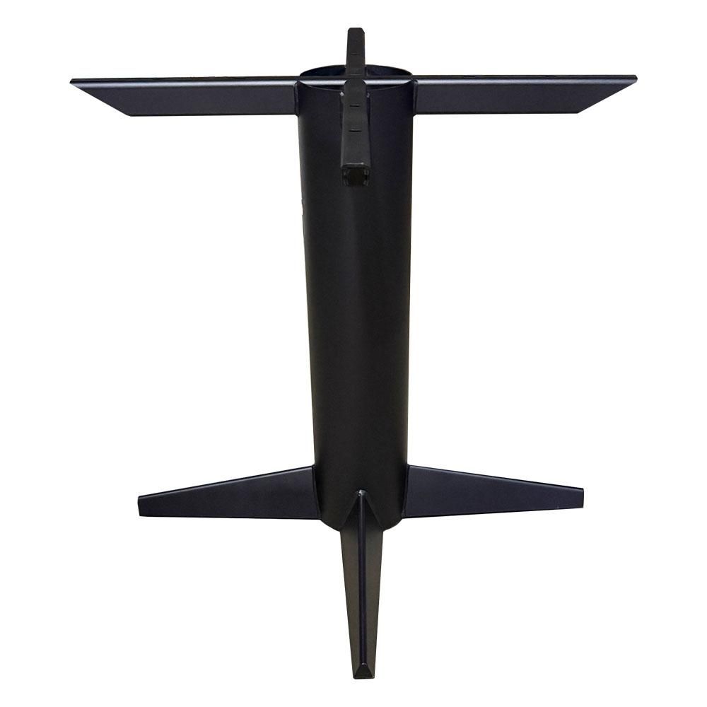 Zwart Staal Tafelonderstel 84×84 cm – Moderne Kracht in uw Interieur