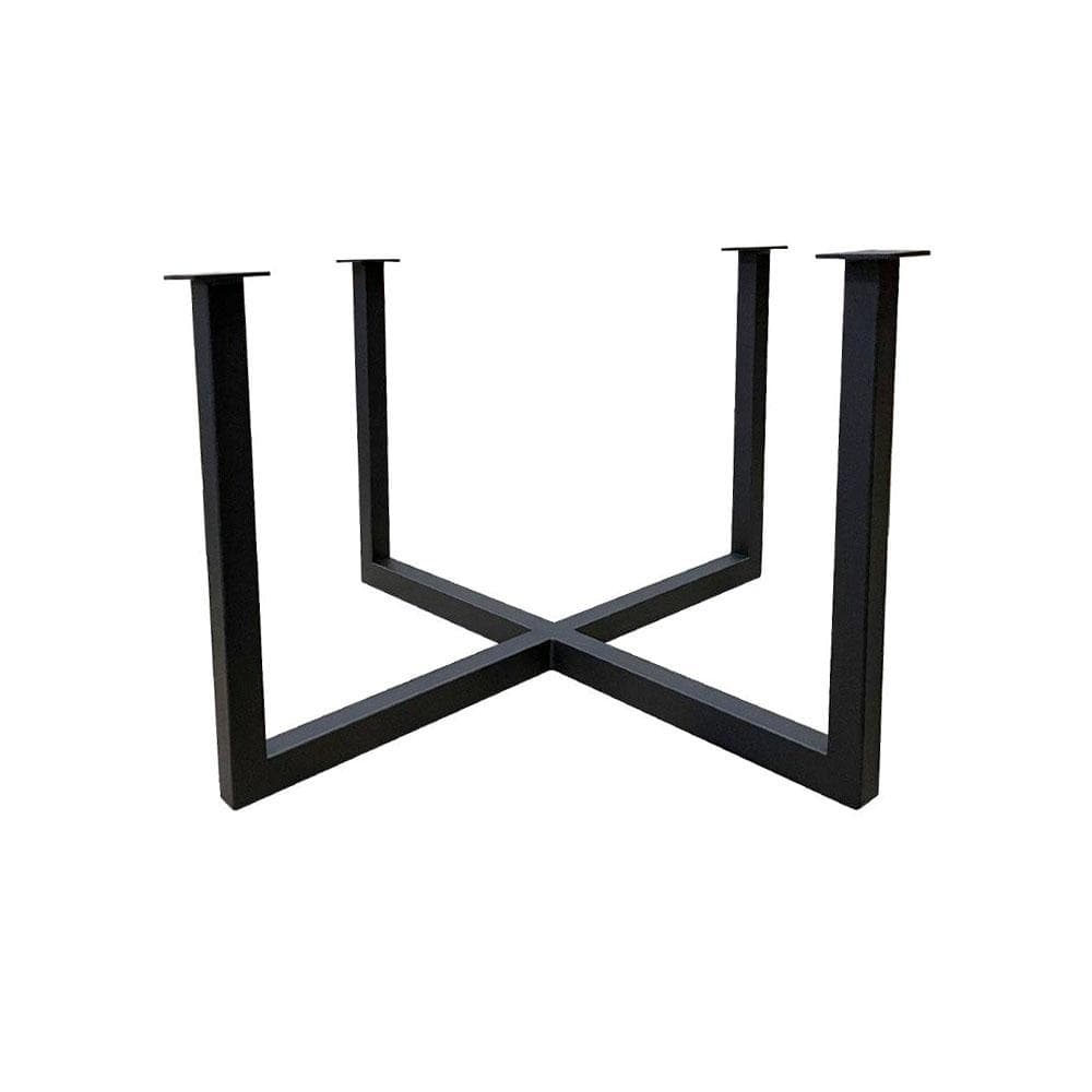 Zwart Stalen Salononderstel 50×50 cm – Stabiel en Stijlvol Fundament voor uw Interieur