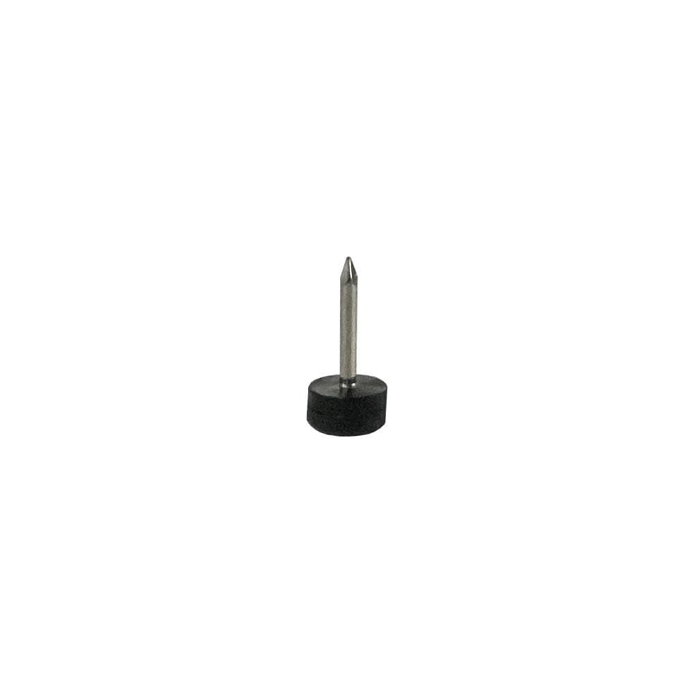 Zwarte kunststof glijders Ø 1 cm – 20 stuks van Furniture Legs Europe