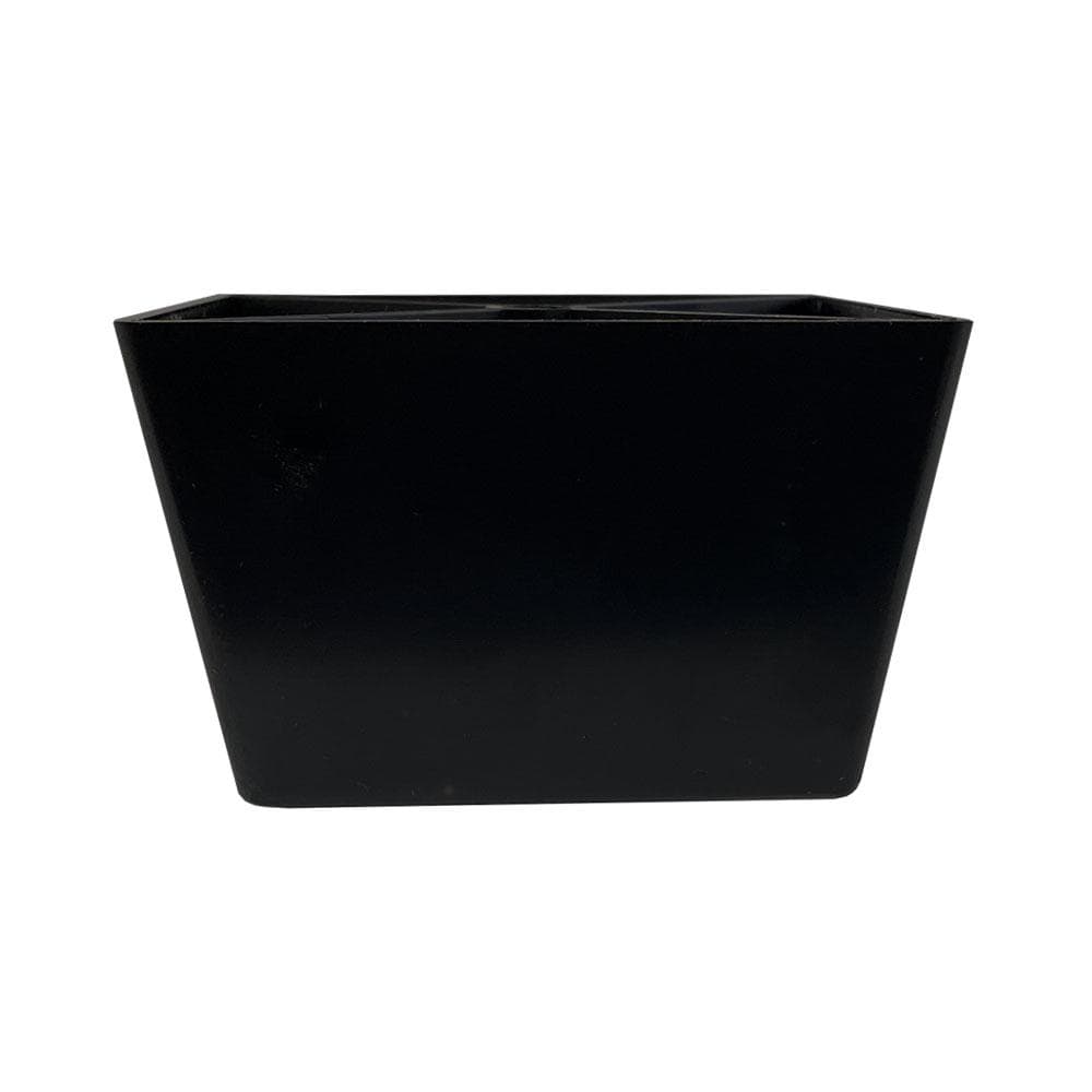Zwarte kunststof meubelpoot 10×10 cm – Stijlvol, stevig en eenvoudig te monteren