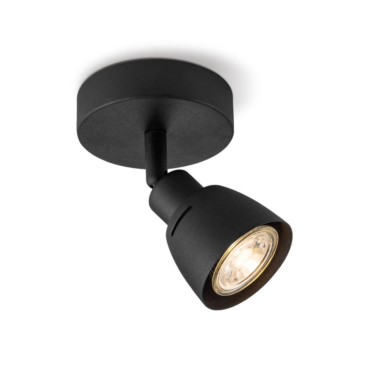 Zwarte LED Opbouwspot Aka – Stijlvolle, Energiezuinige Verlichting voor Iedere Ruimte
