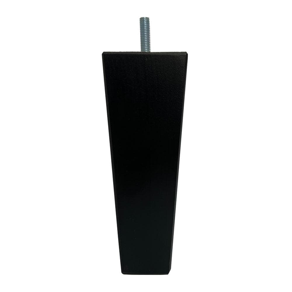 Zwarte massief houten meubelpoot M8 – 5,5 cm × 5,5 cm, 16 cm hoog