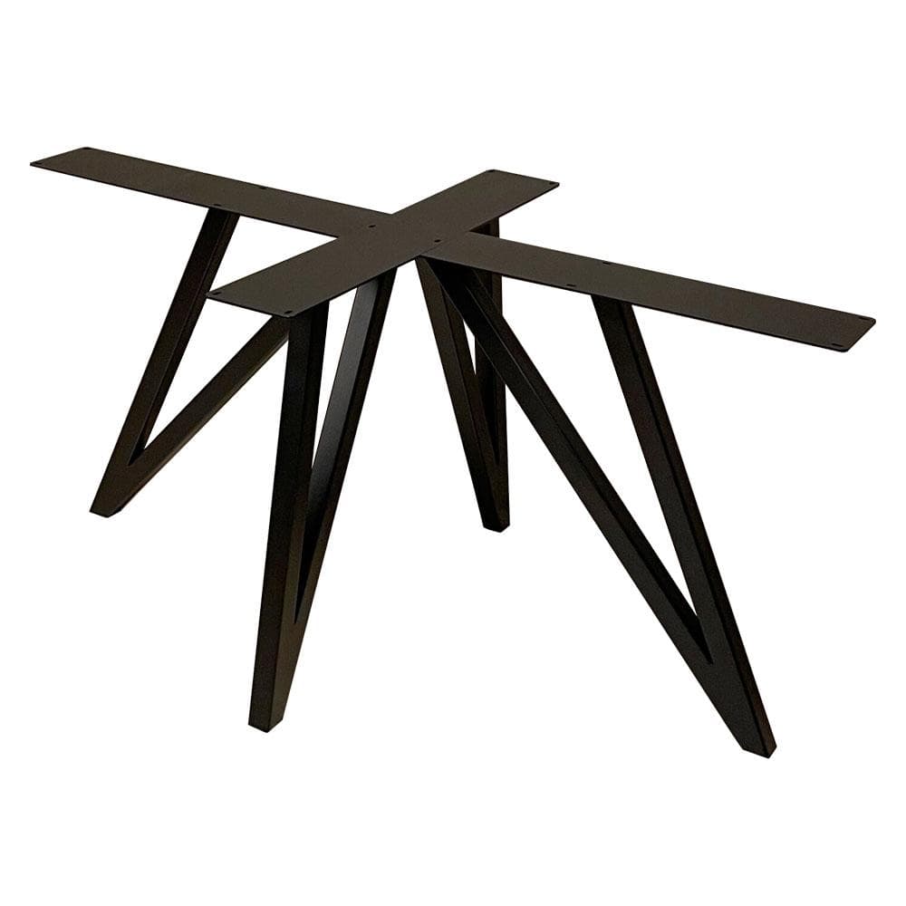 Zwarte Staalonderstel “Vlinder” – 140 × 78 cm, 72 cm Hoog, 4 × 4 cm